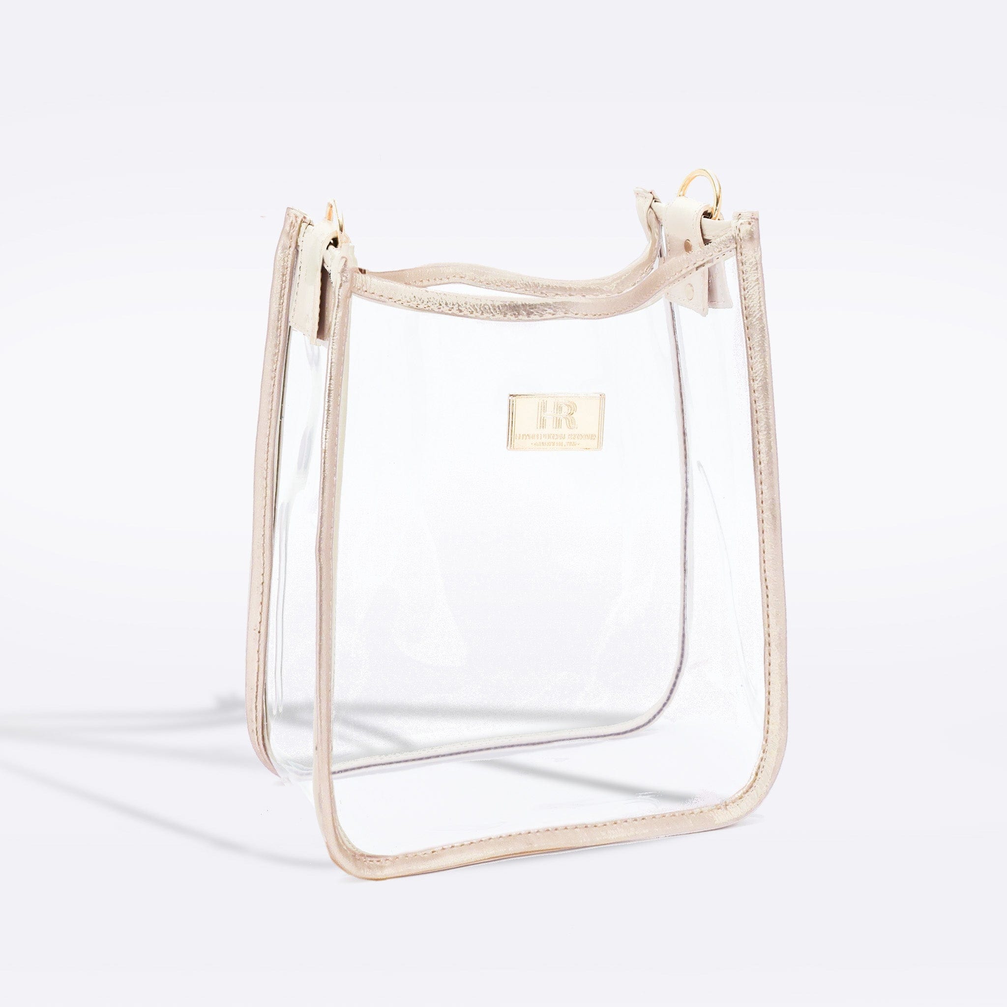Clear Gold PVC Stadium Messenger Strap Sold Separately