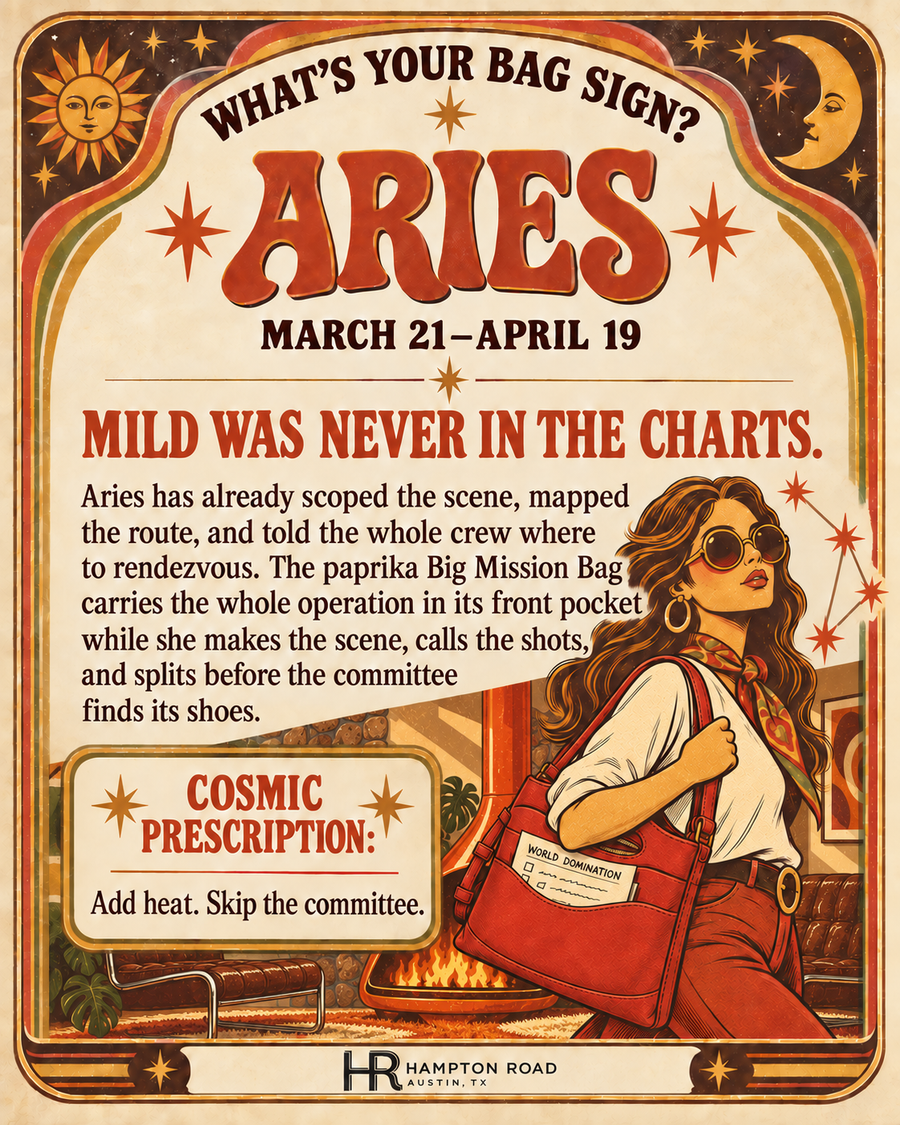 Aries vintage zodiac graphic