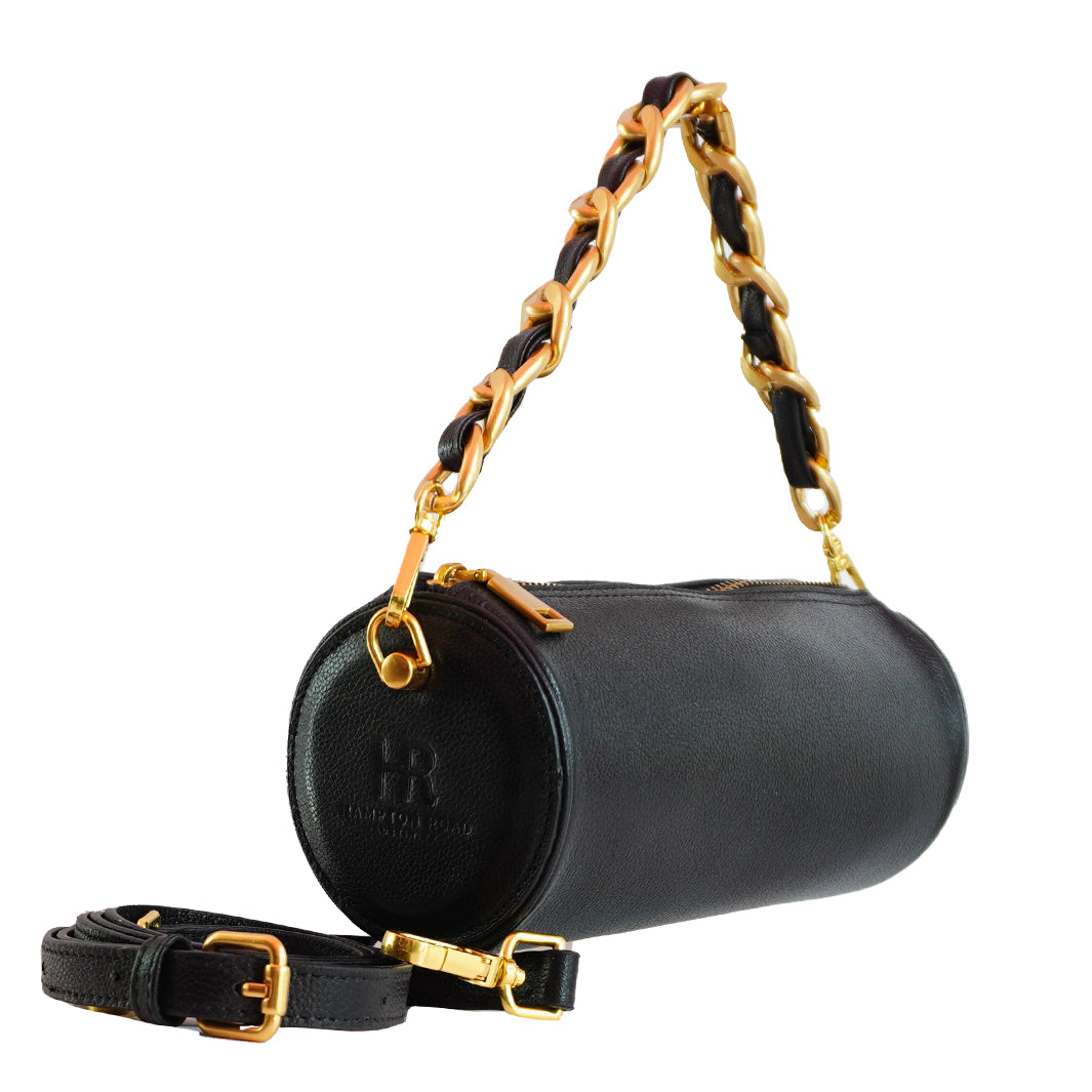 Barrel Bag (Black) Barrel Bag Hampton Road Designs