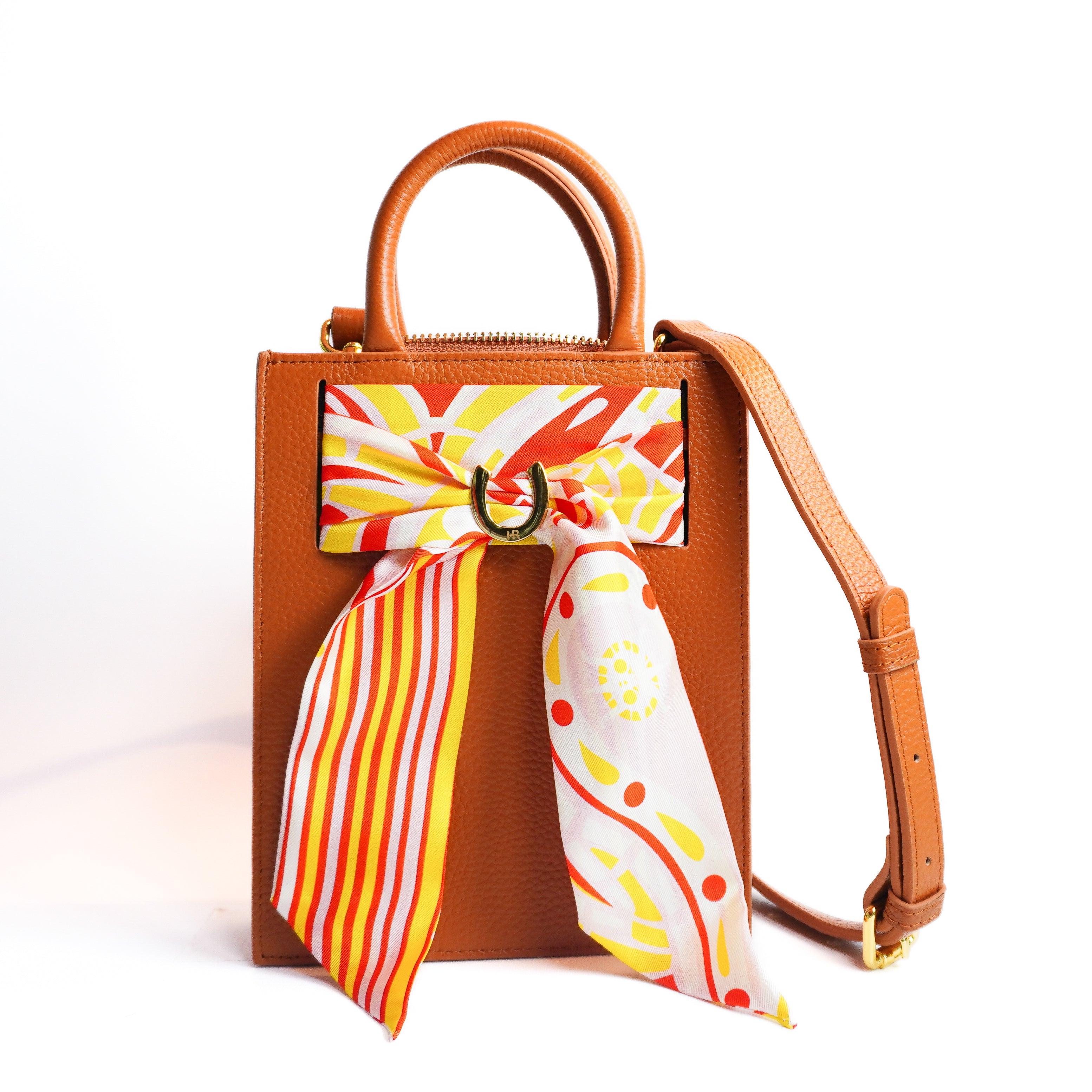 Leather Mini Calista + Paisley (Blush) Twillionaire (WS) (WS) Leather Mini Calista WS Hampton Road Designs Camel