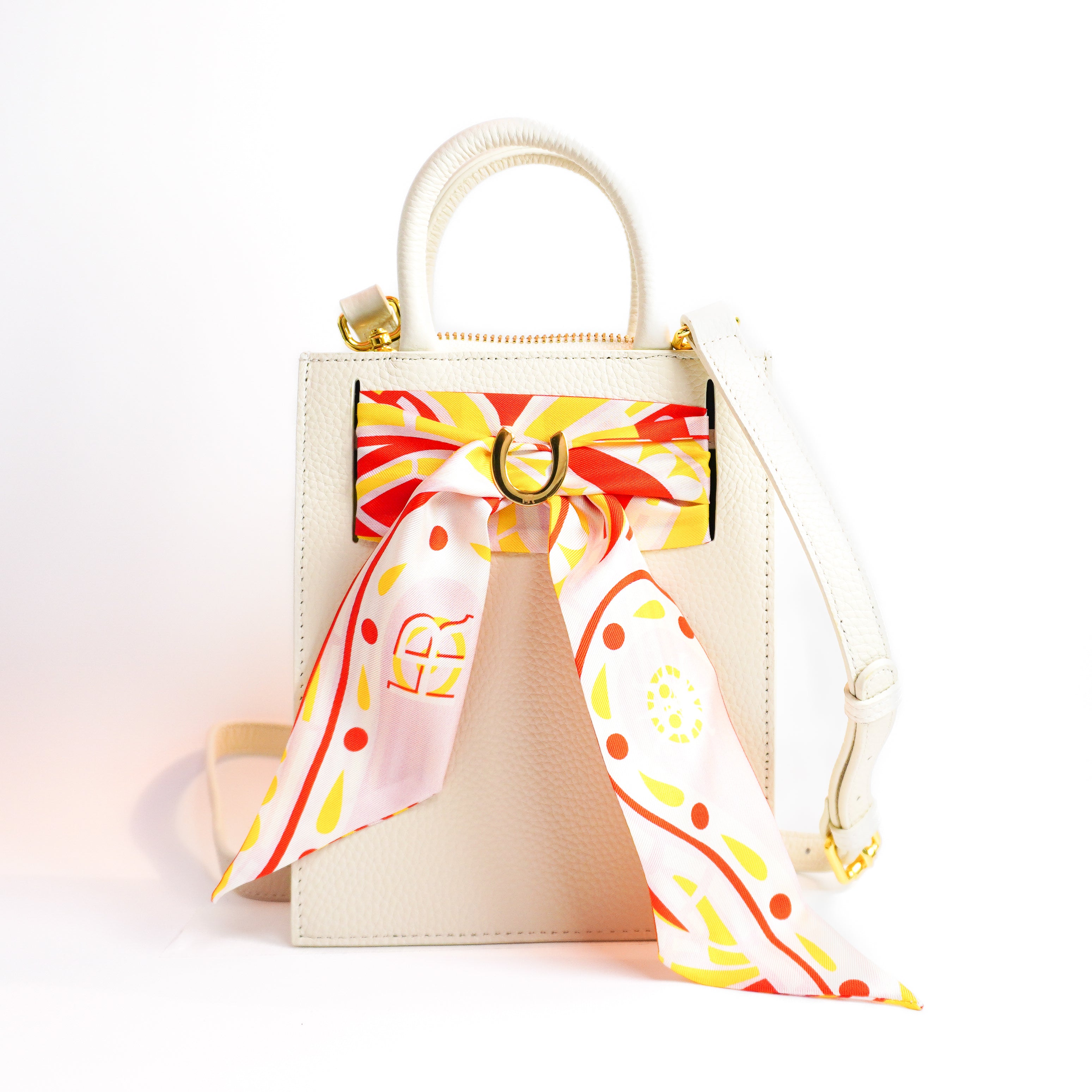 Leather Mini Calista + Paisley (Blush) Twillionaire (WS) (WS) Leather Mini Calista WS Hampton Road Designs Oyster