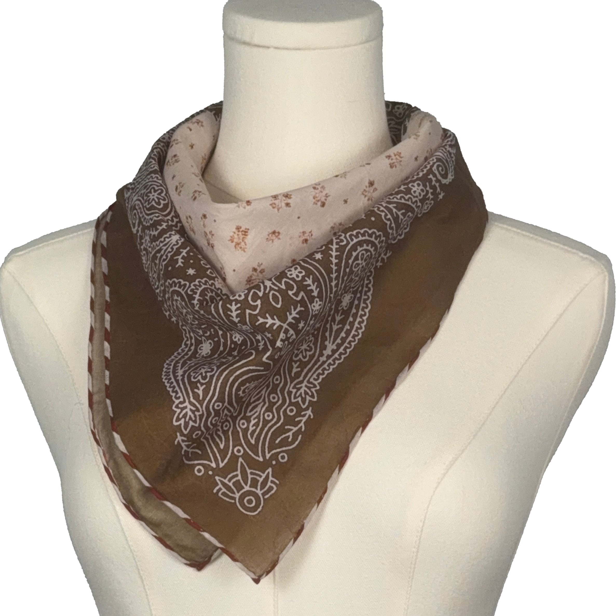 Cafe con Leche Bandana & Scarf Ring