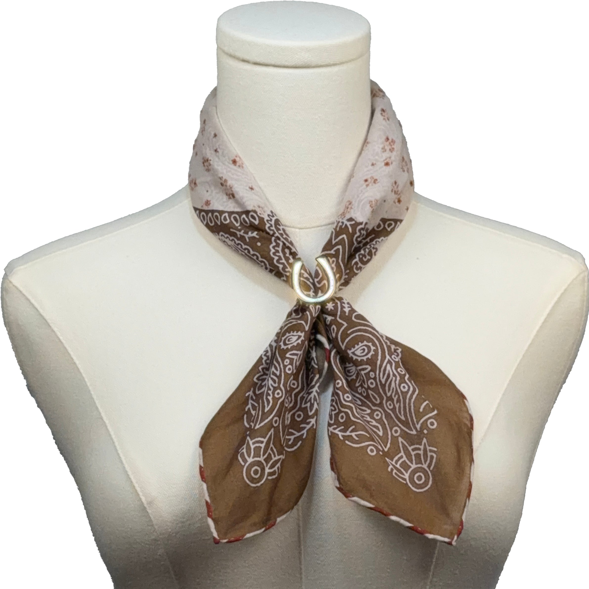 Cafe con Leche Bandana & Scarf Ring