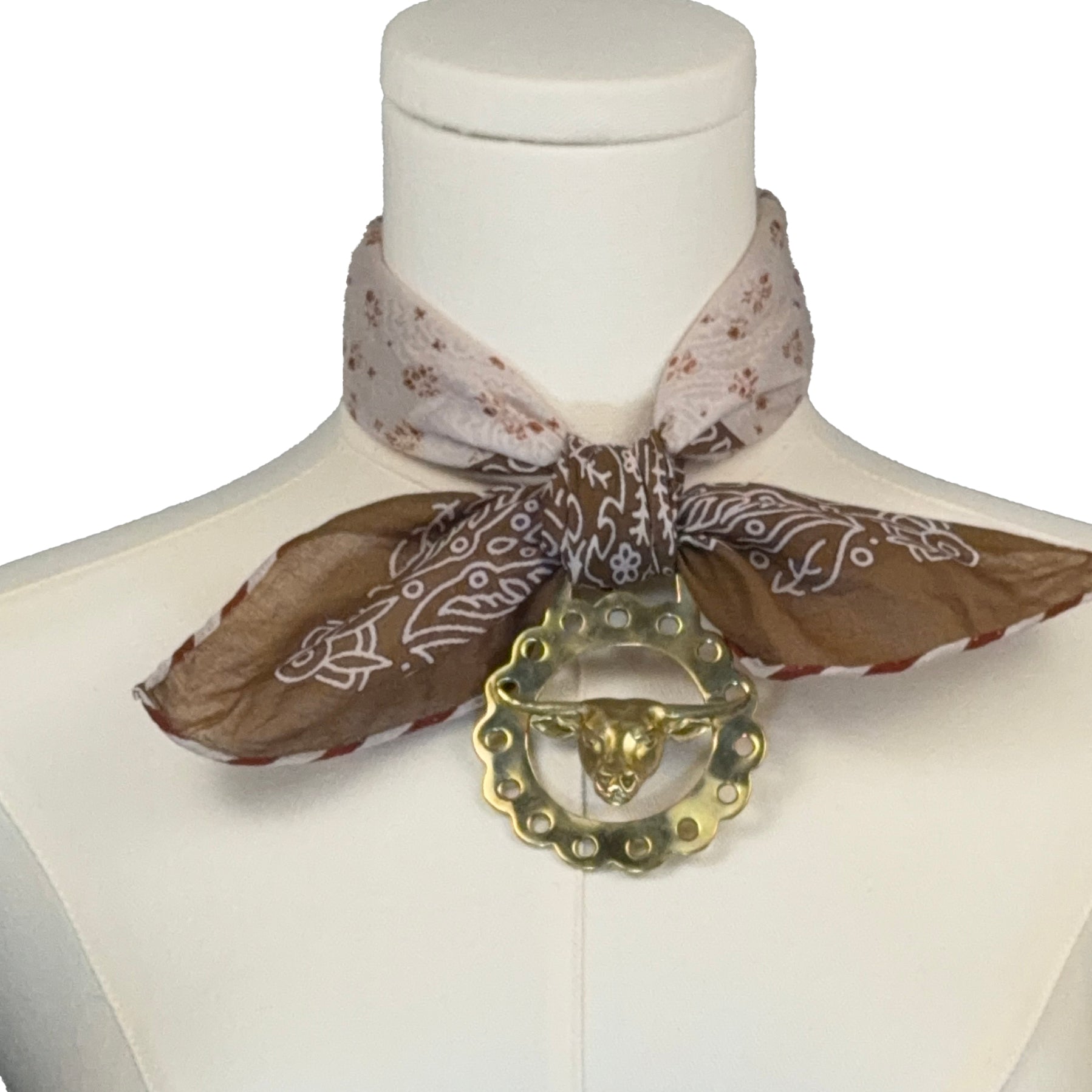 Cafe con Leche Bandana & Scarf Ring