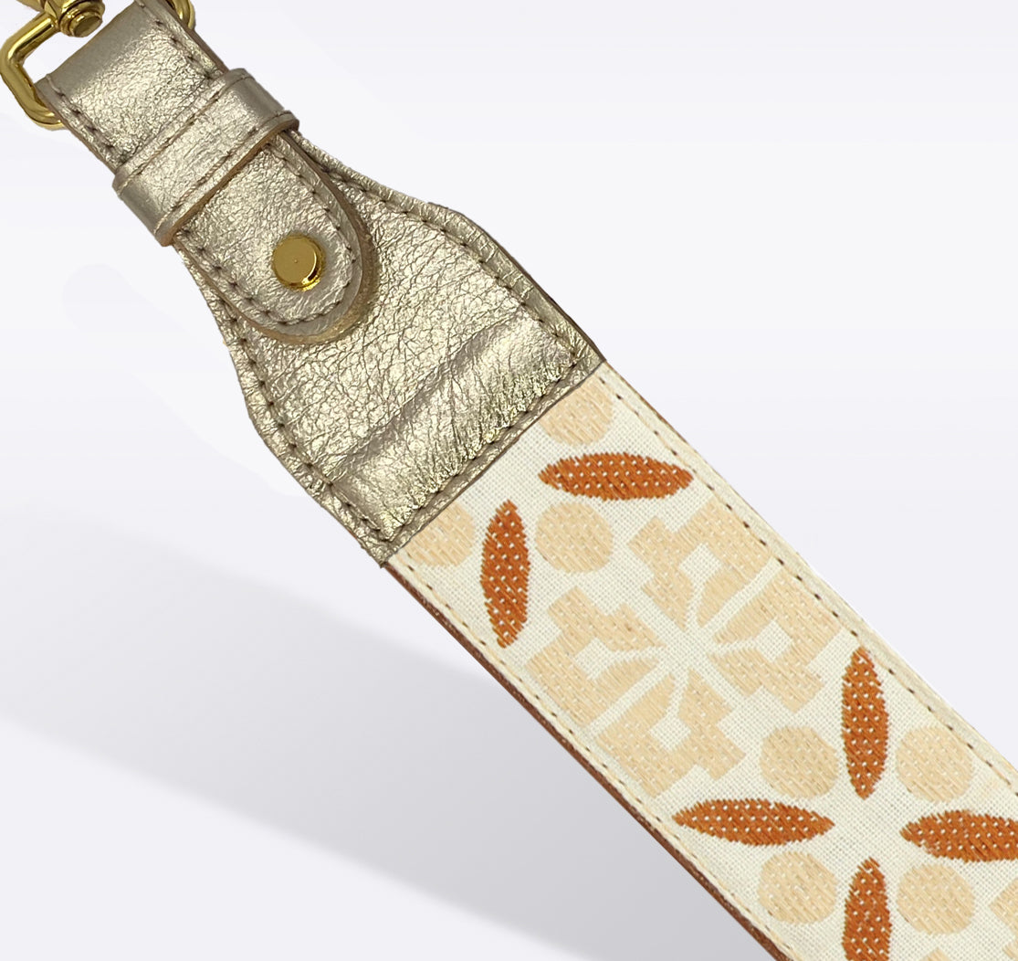 Cafe XO Bag Strap Closeout Hampton Road Designs Gold