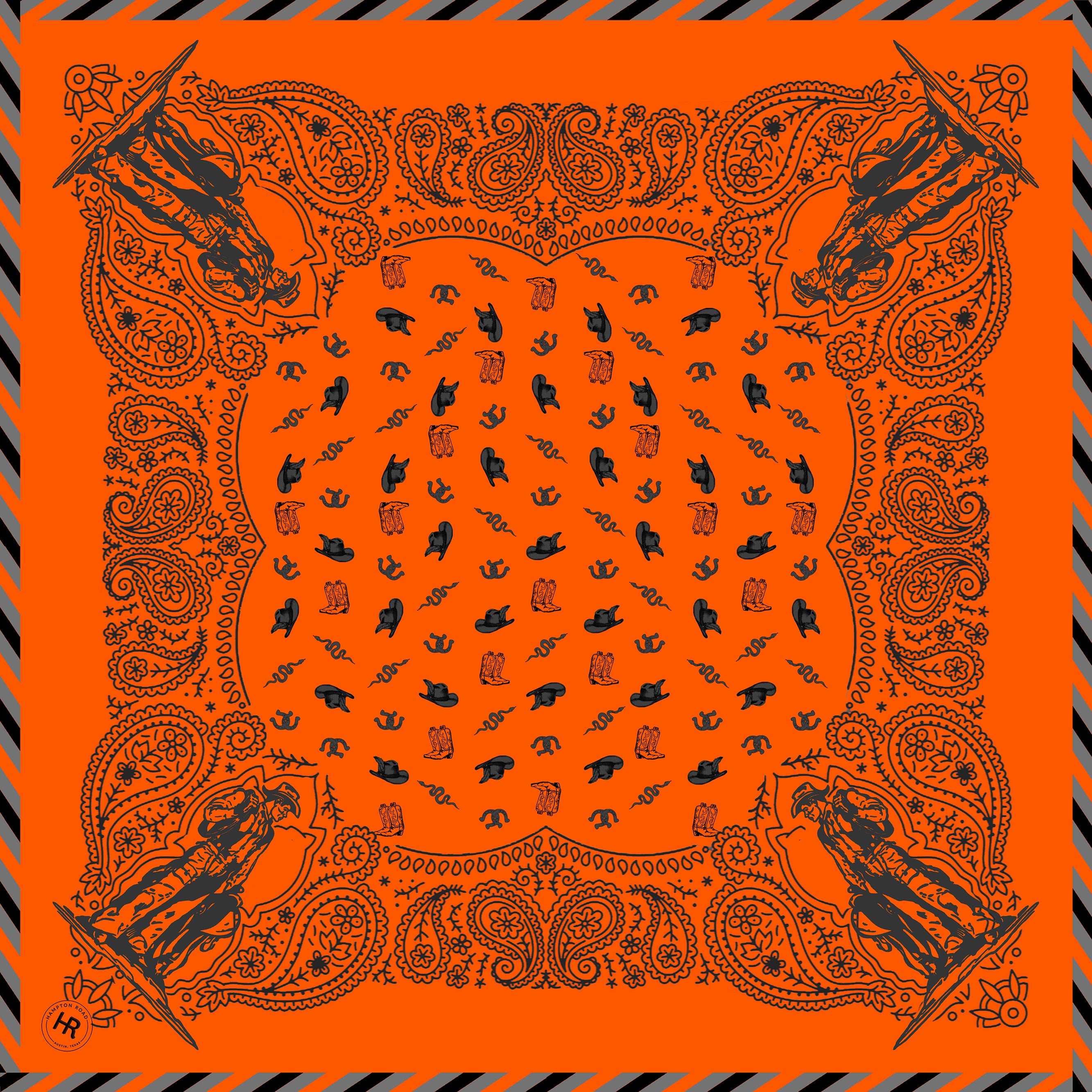 Cowboys & Outlaws Bandana Merchandising Display (WS) Merchandising Display WS Hampton Road Designs