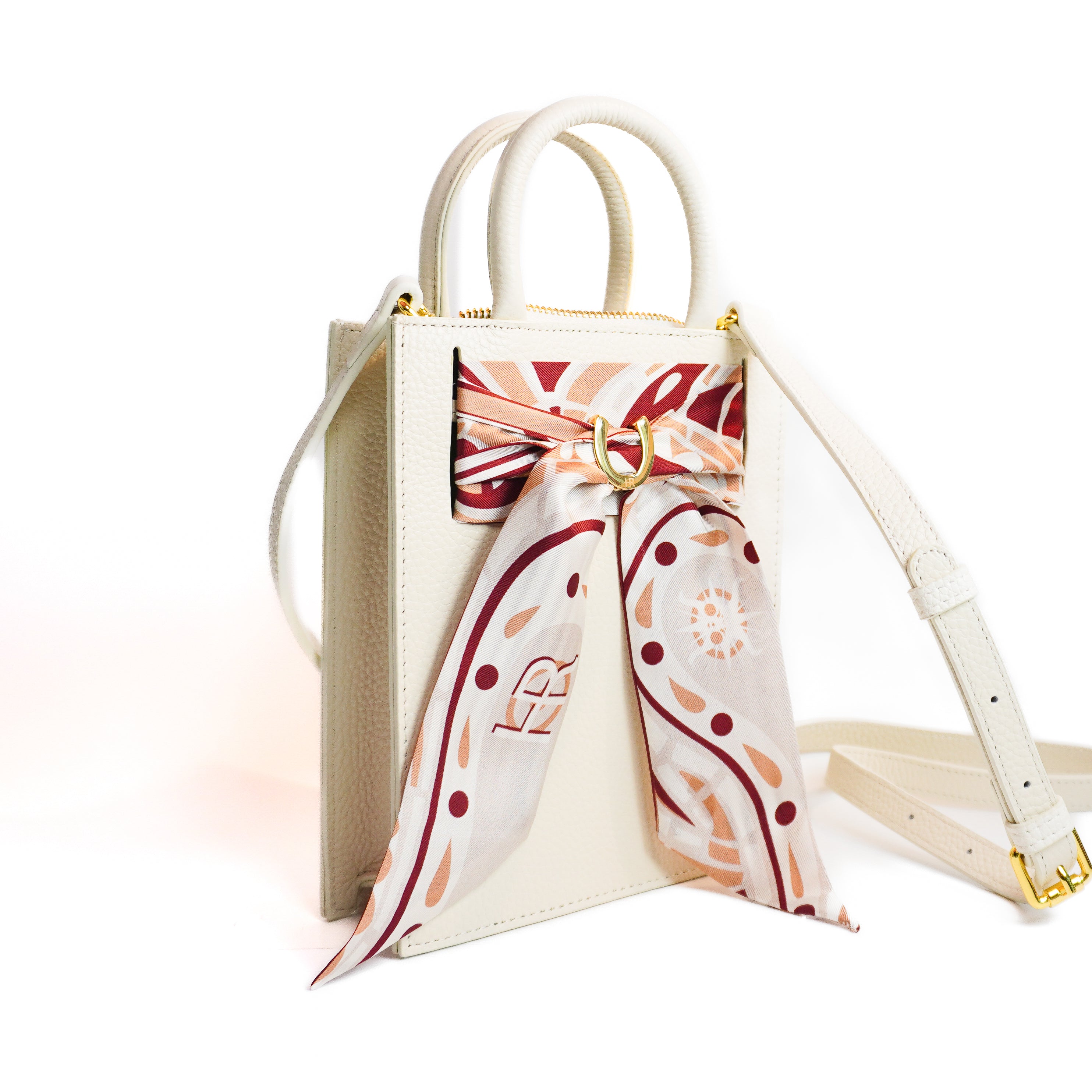 Leather Mini Calista + Paisley (Crimson) Twillionaire (WS) (WS) Leather Mini Calista WS Hampton Road Designs