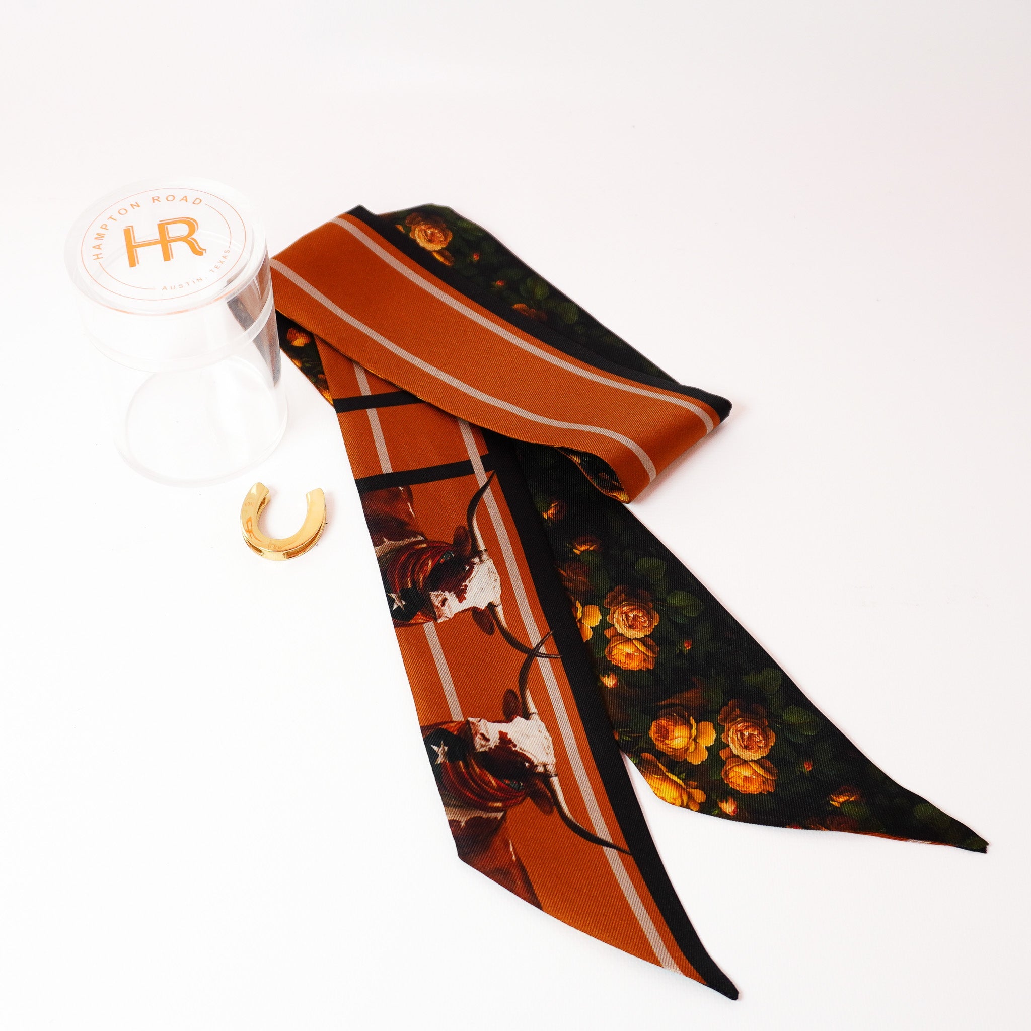 Dapper Longhorn Twillionaire & Scarf Ring Twillionaire Hampton Road Designs