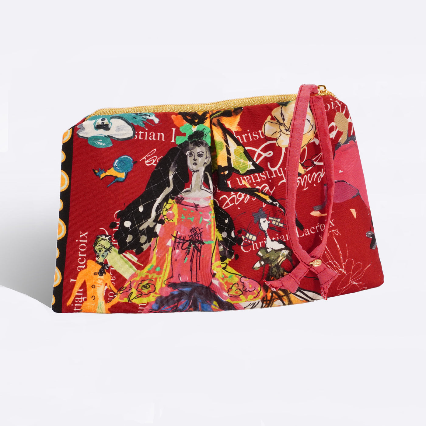 "De Moda" Scarf Bag (Upcycled from Christian LaCroix Scarf) Party Clutch Hampton Road Designs   