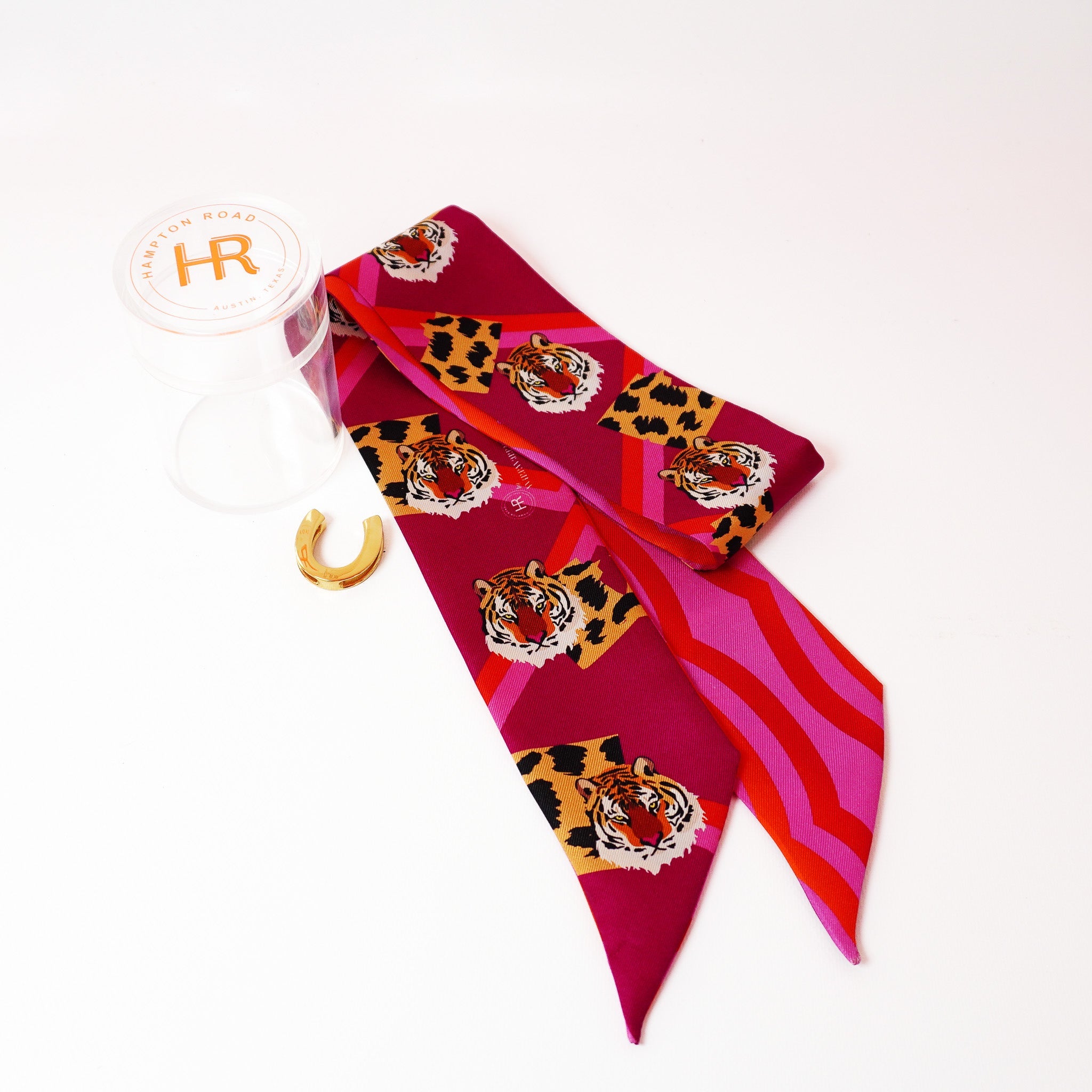 Easy Tiger (Fuscia) Twillionaire & Scarf Ring Twillionaire Hampton Road Designs