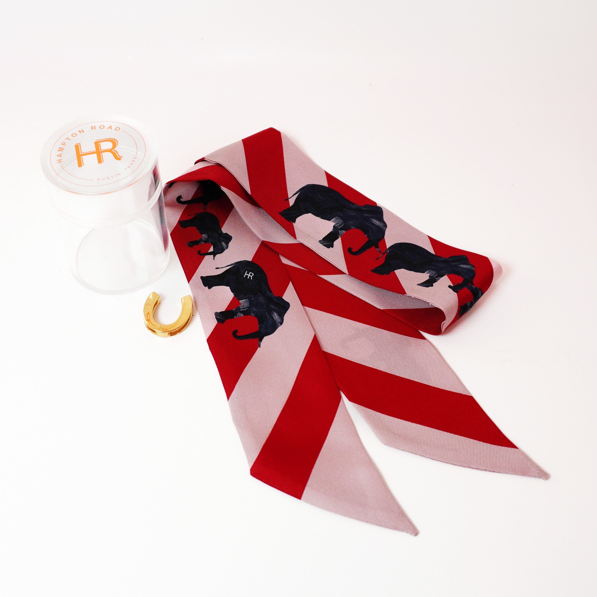 Elephants Twillionaire & Scarf Ring Twillionaire Hampton Road Designs