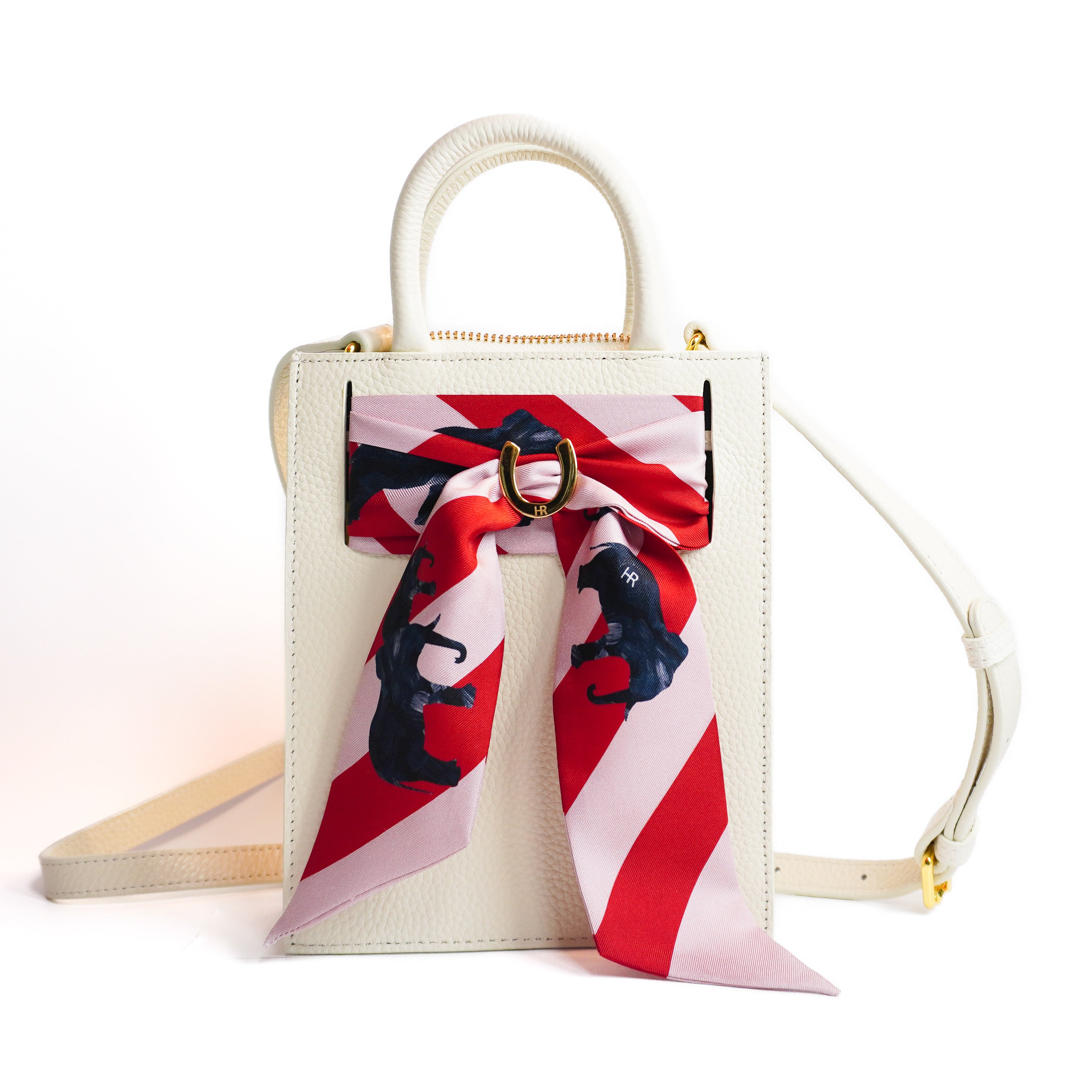 Leather Mini Calista + Elephants Twillionaire (WS) (WS) Leather Mini Calista WS Hampton Road Designs Oyster