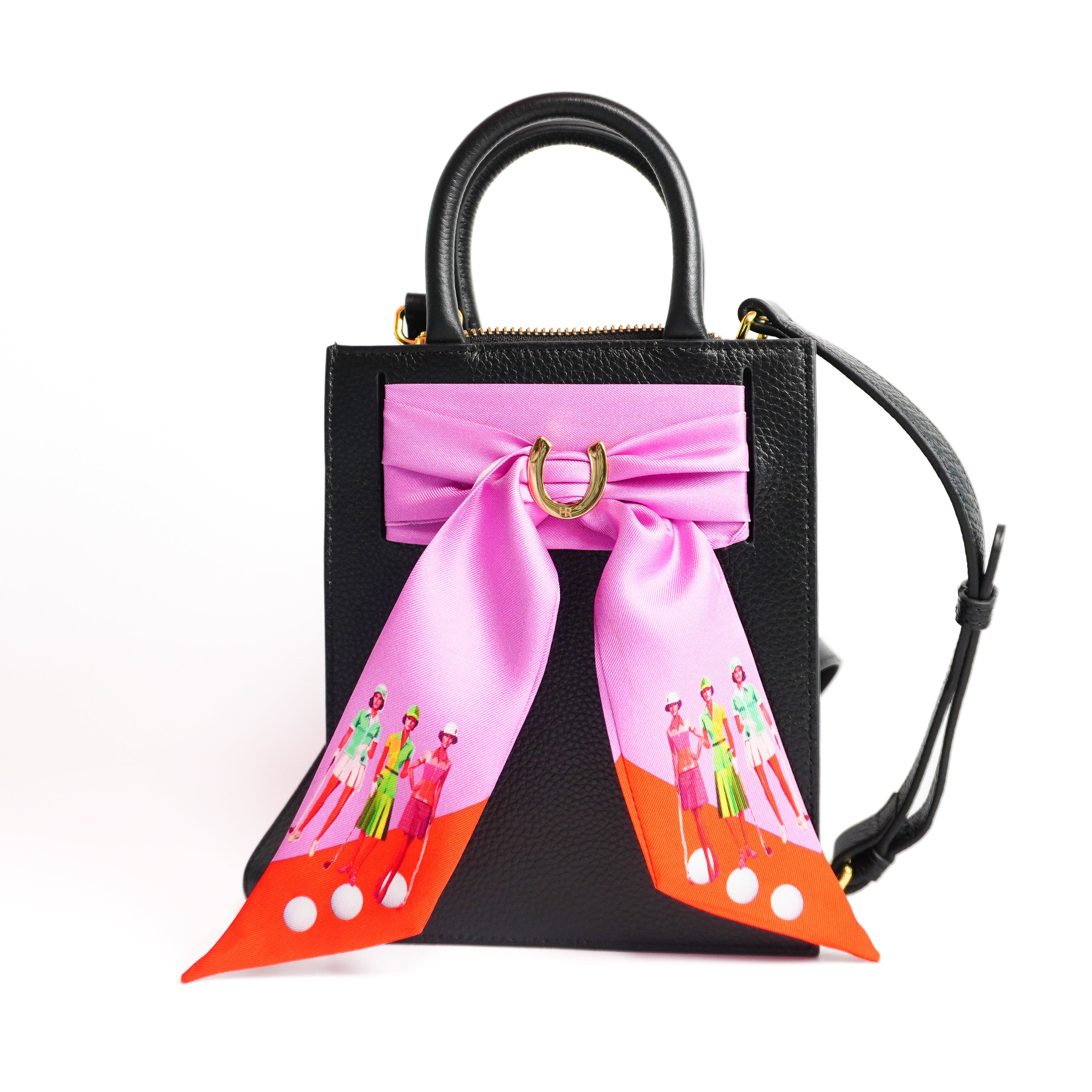 Leather Mini Calista + Fashion Plates Twillionaire (WS) (WS) Leather Mini Calista WS Hampton Road Designs Black