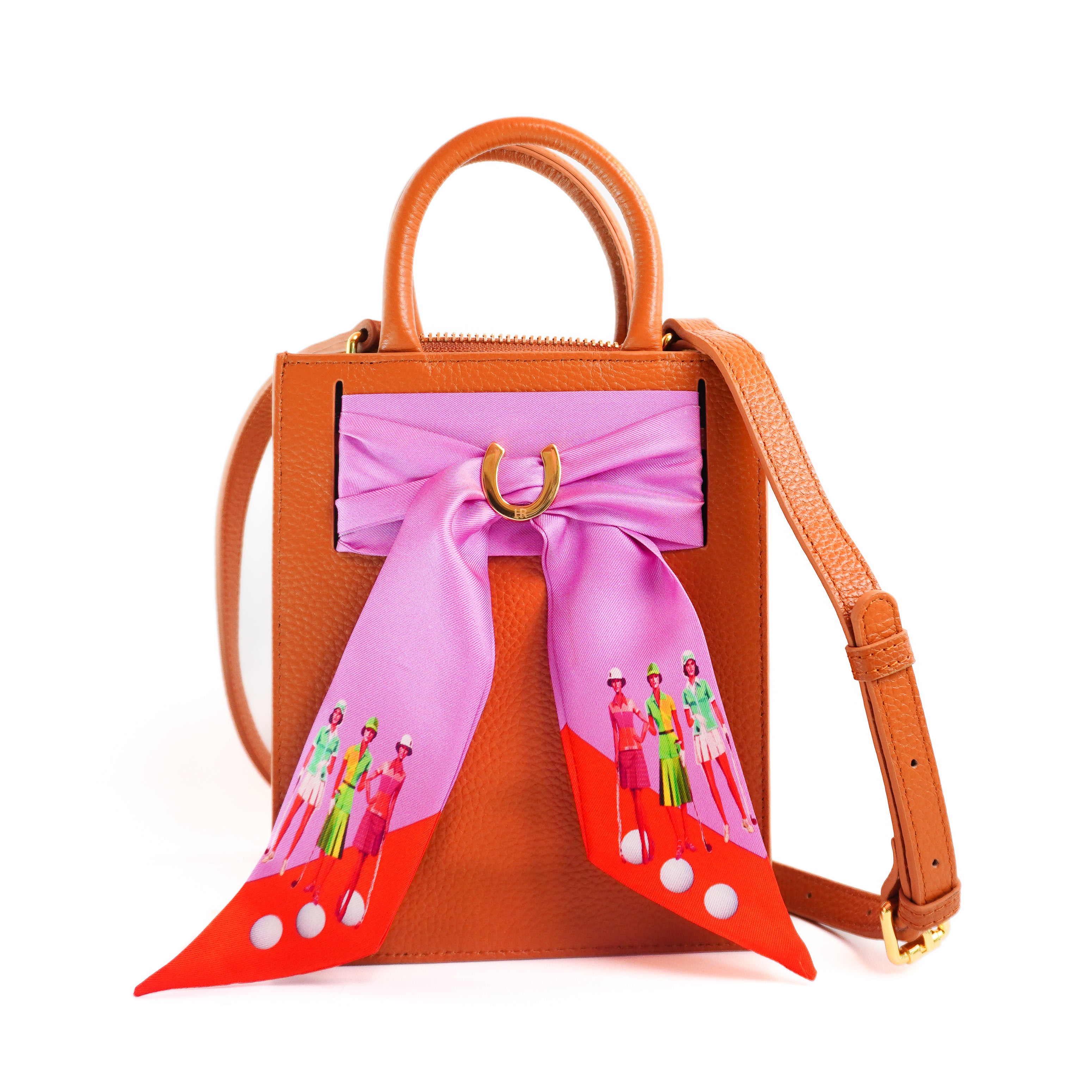 Leather Mini Calista + Fashion Plates Twillionaire (WS) (WS) Leather Mini Calista WS Hampton Road Designs Camel