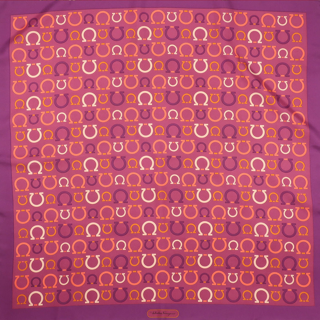 "Horseshoes" Scarf Bag (Salvatore Ferragamo) Party Clutch Hampton Road Designs   