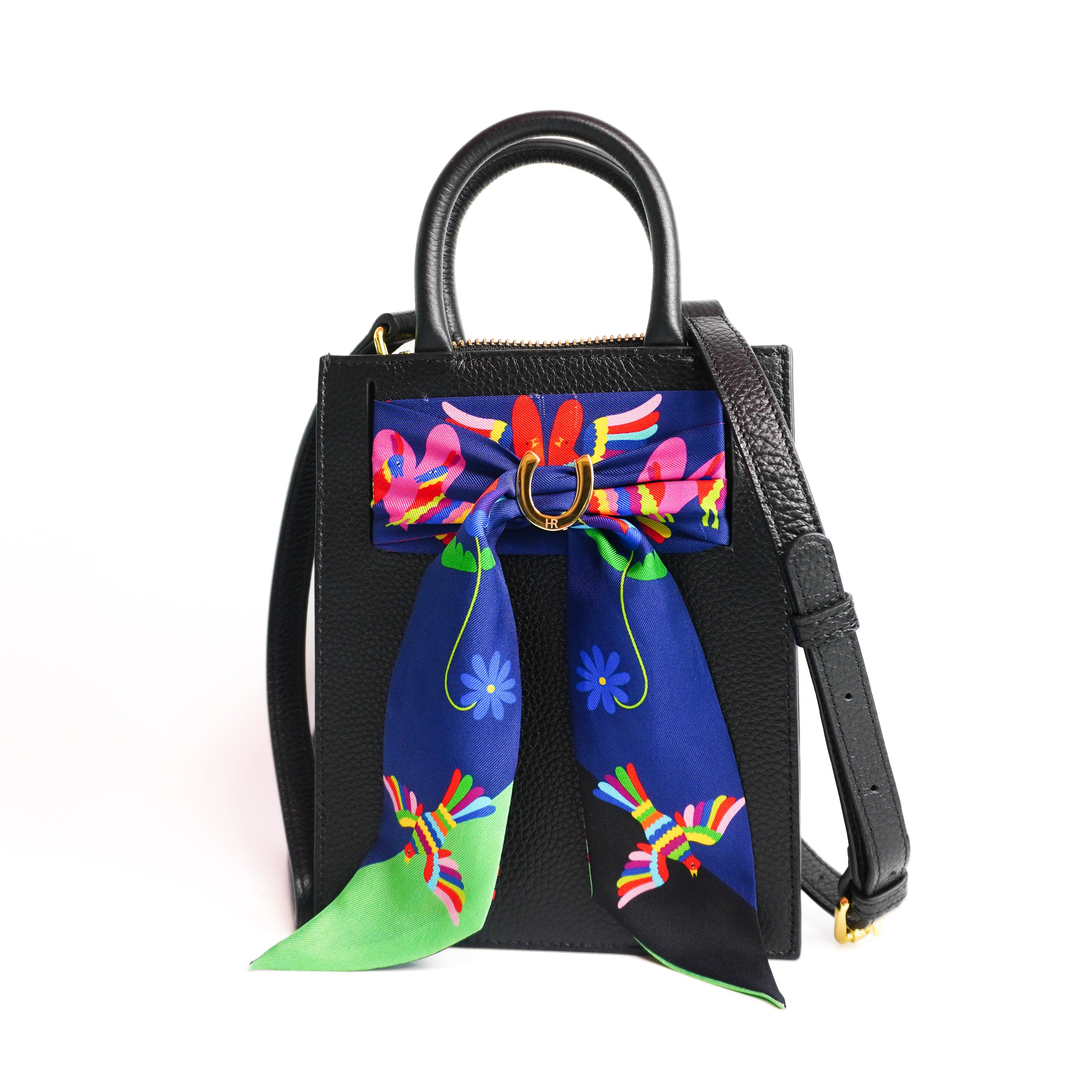 Leather Mini Calista + Fiesta Twillionaire (WS) (WS) Leather Mini Calista WS Hampton Road Designs Black