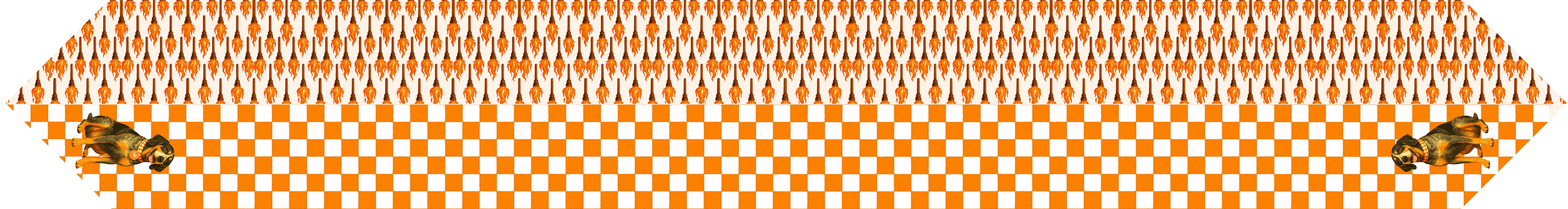 Flamin' Hot Dog Twillionaire & Scarf Ring Twillionaire Hampton Road Designs