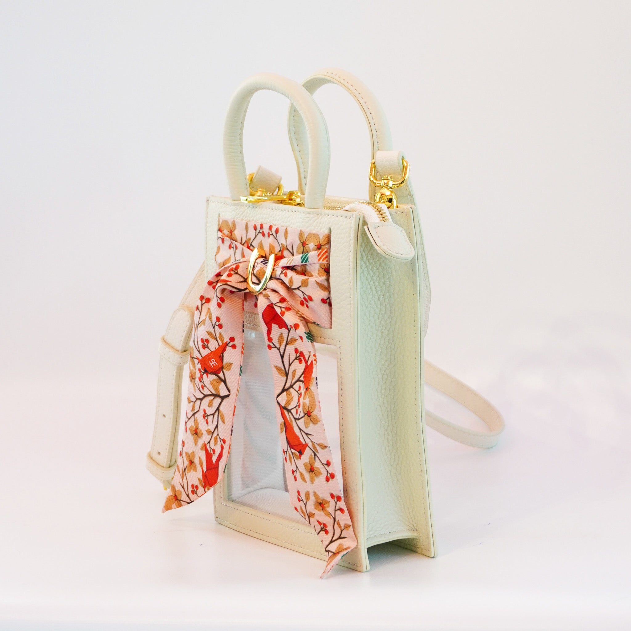 Mini Calista Clear + Flock of Cardinals Twillionaire Mini Calista Clear Hampton Road Designs