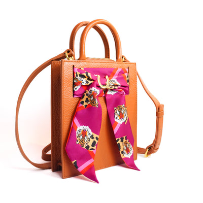 Leather Mini Calista + Fuscia Easy Tiger Twilly Mini Calista Leather Hampton Road Designs   