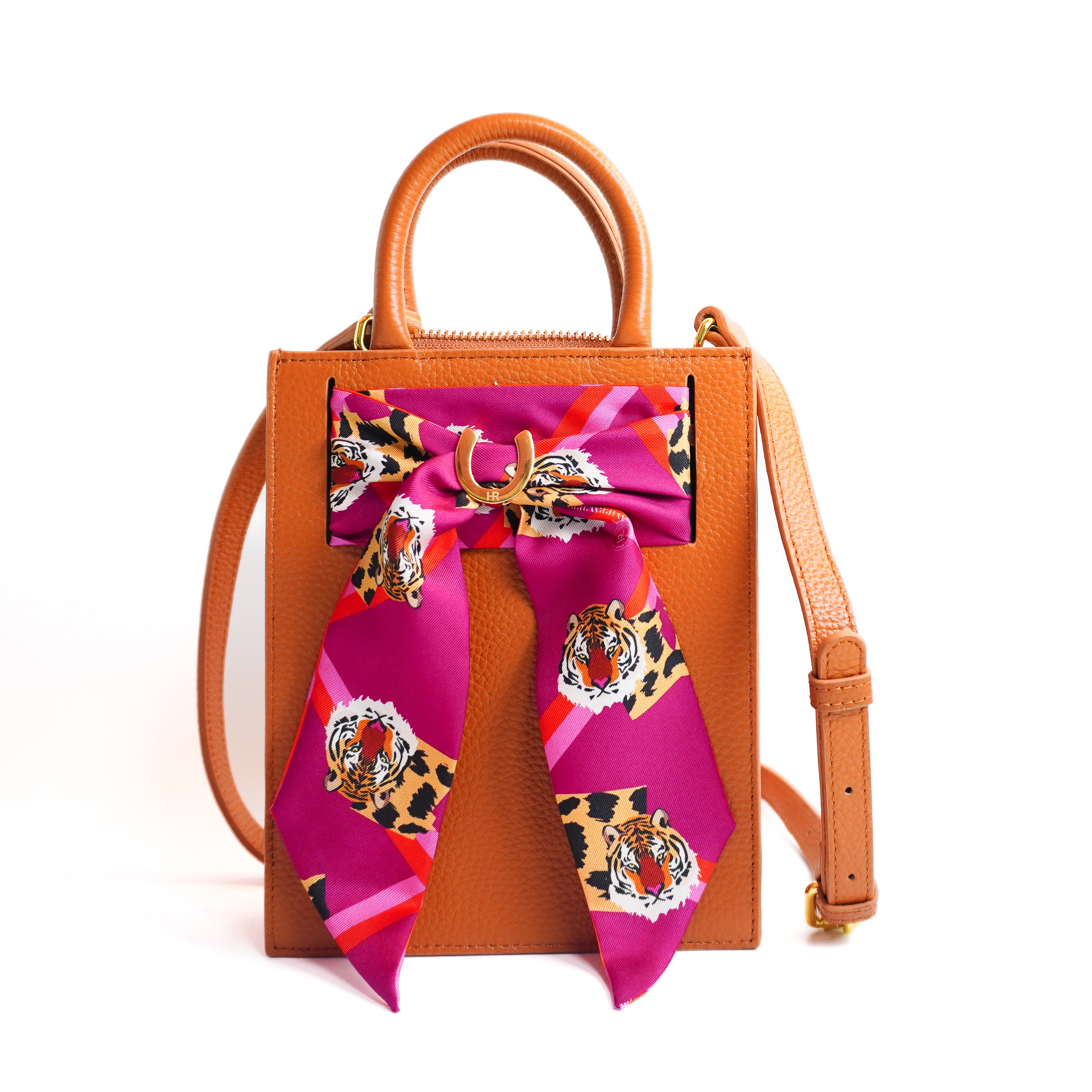 Leather Mini Calista + Fuscia Easy Tiger Twillionaire Leather Mini Calista Hampton Road Designs Camel