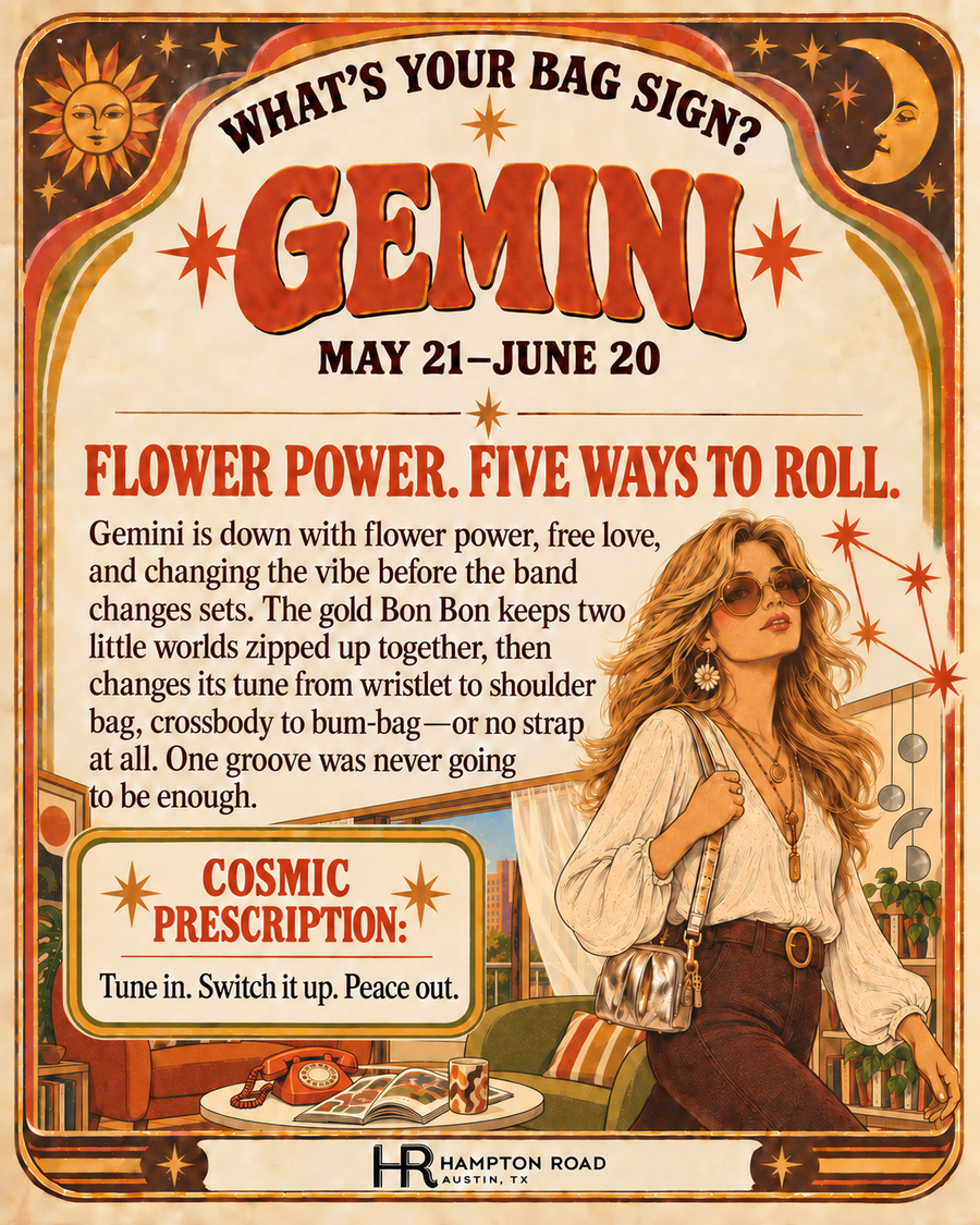 Gemini vintage zodiac graphic