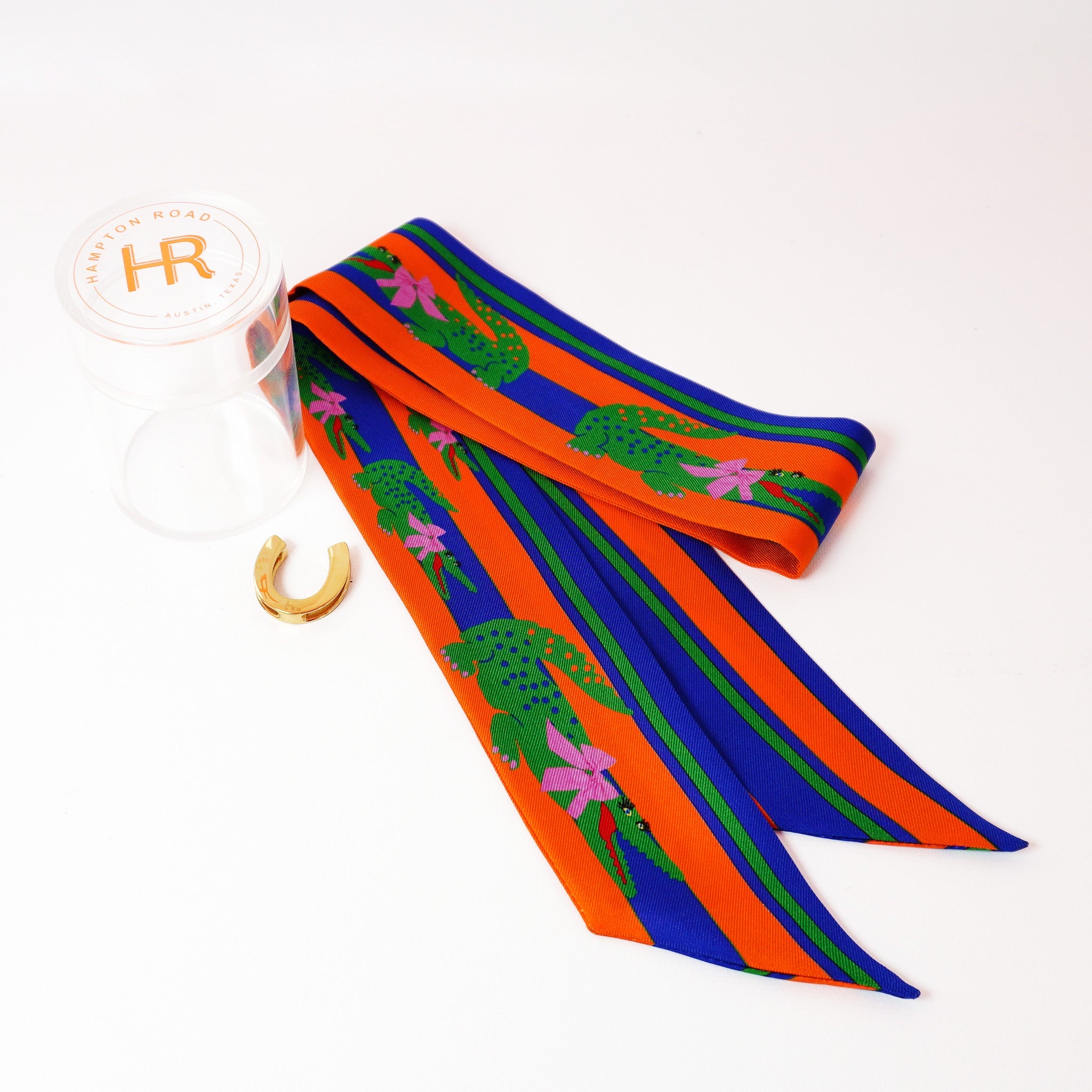 Glamorous Gators Twillionaire & Scarf Ring Twillionaire Hampton Road Designs