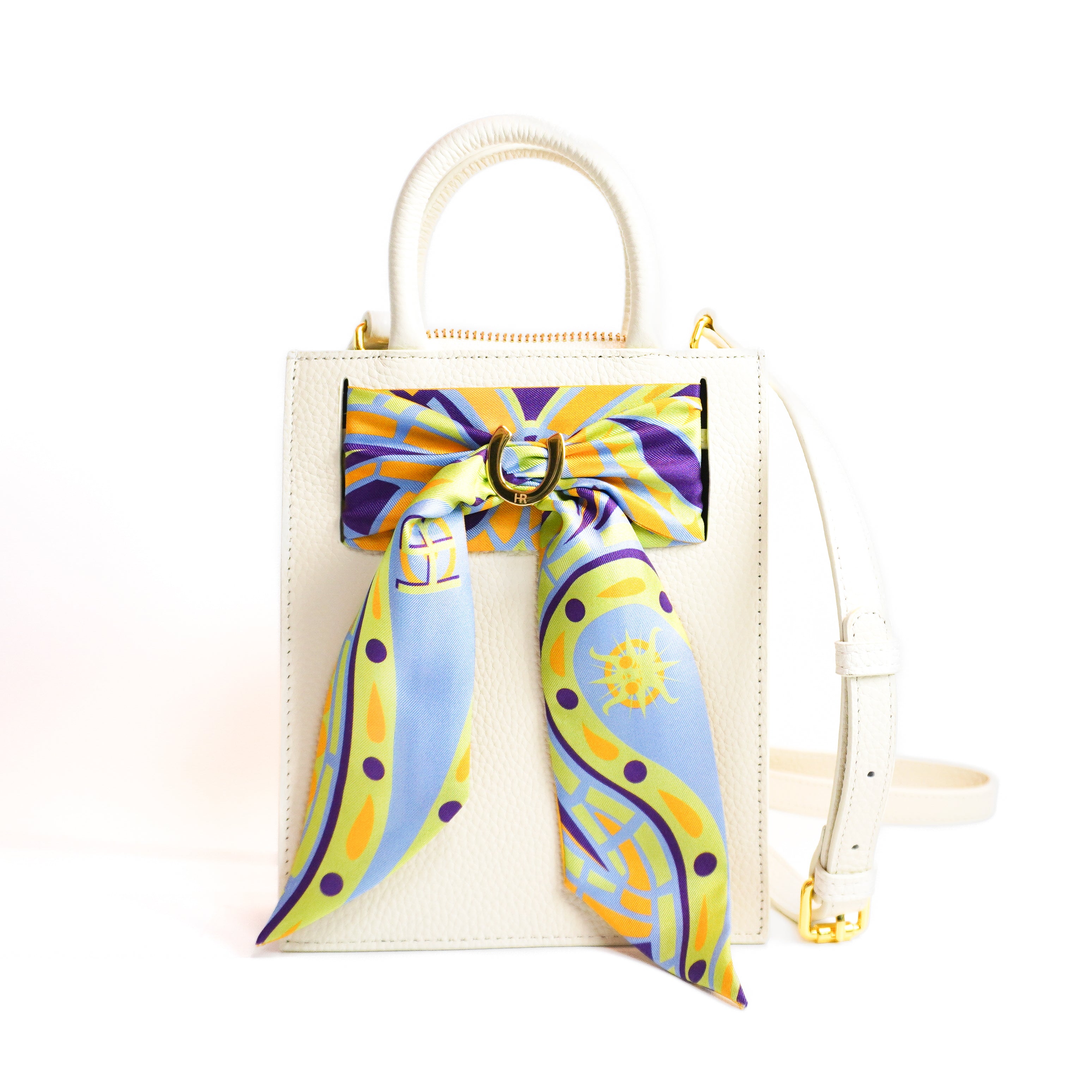 Leather Mini Calista + Paisley (Green) Twillionaire Leather Mini Calista Hampton Road Designs