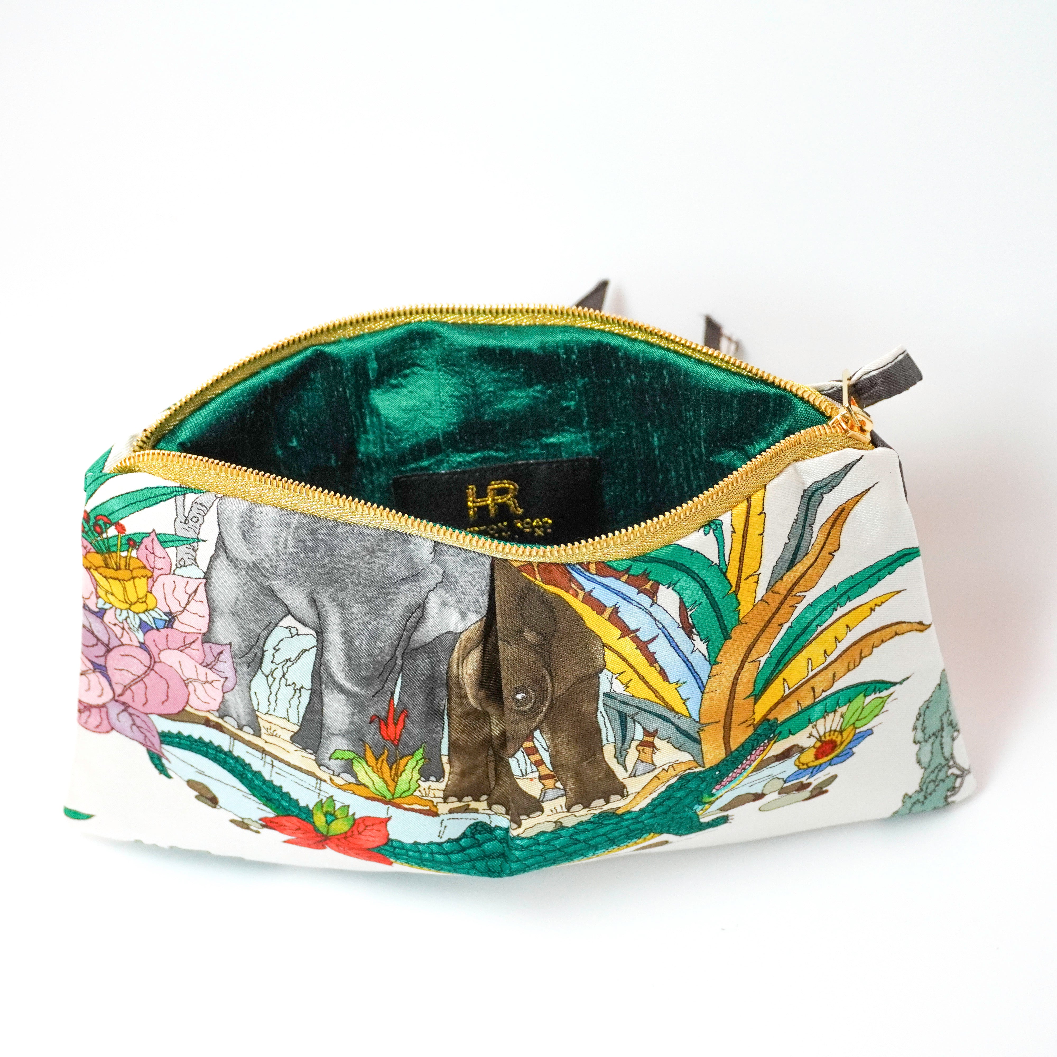 "Circle of Life" Scarf Bag (Upcycled from Gucci Scarf) Party Clutch Hampton Road Designs