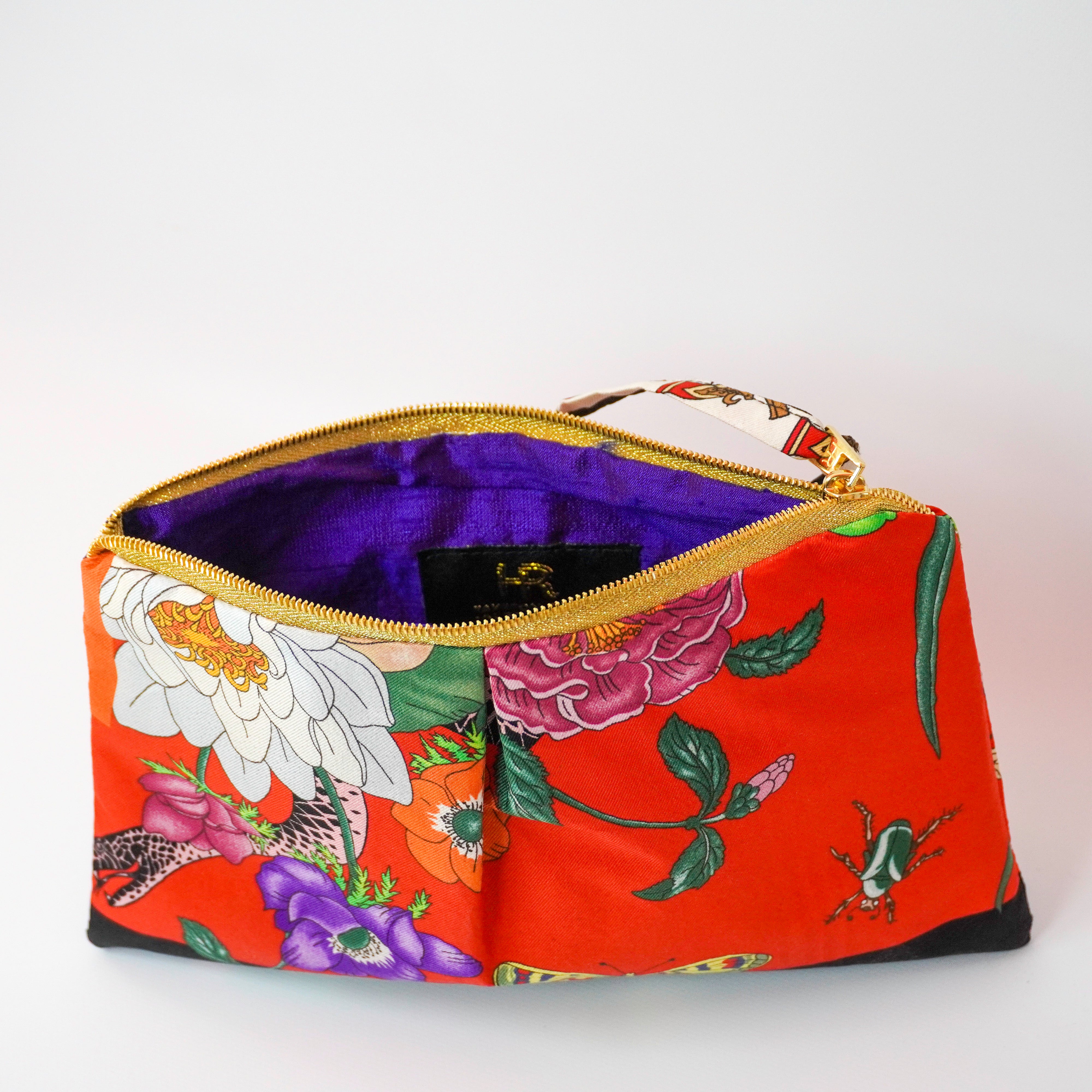 "L'Aveugle Par Amour" Scarf Bag (Upcycled from Gucci Scarf) Party Clutch Hampton Road Designs