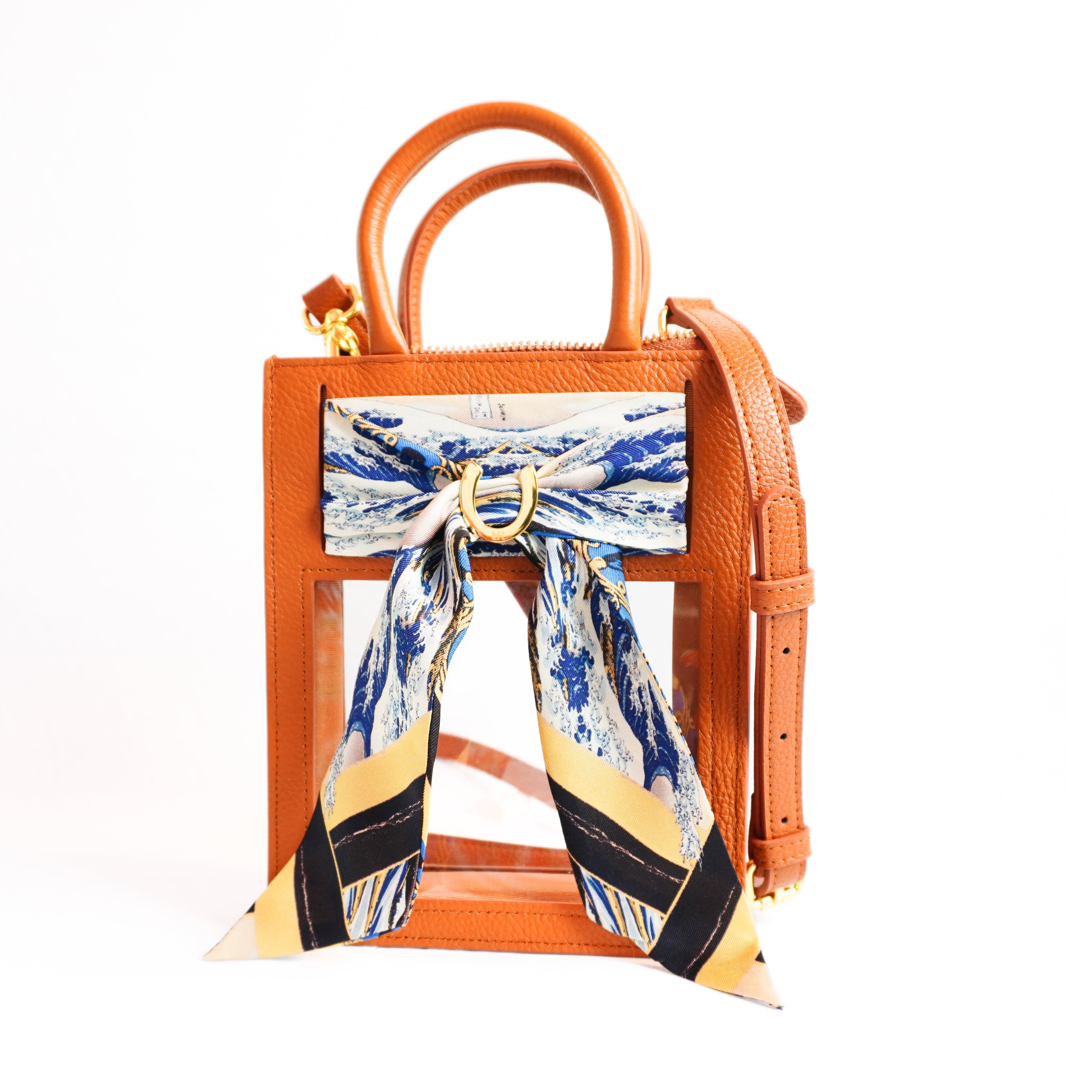 Mini Calista Clear + Kyoto Twillionaire Mini Calista Clear Hampton Road Designs Camel  