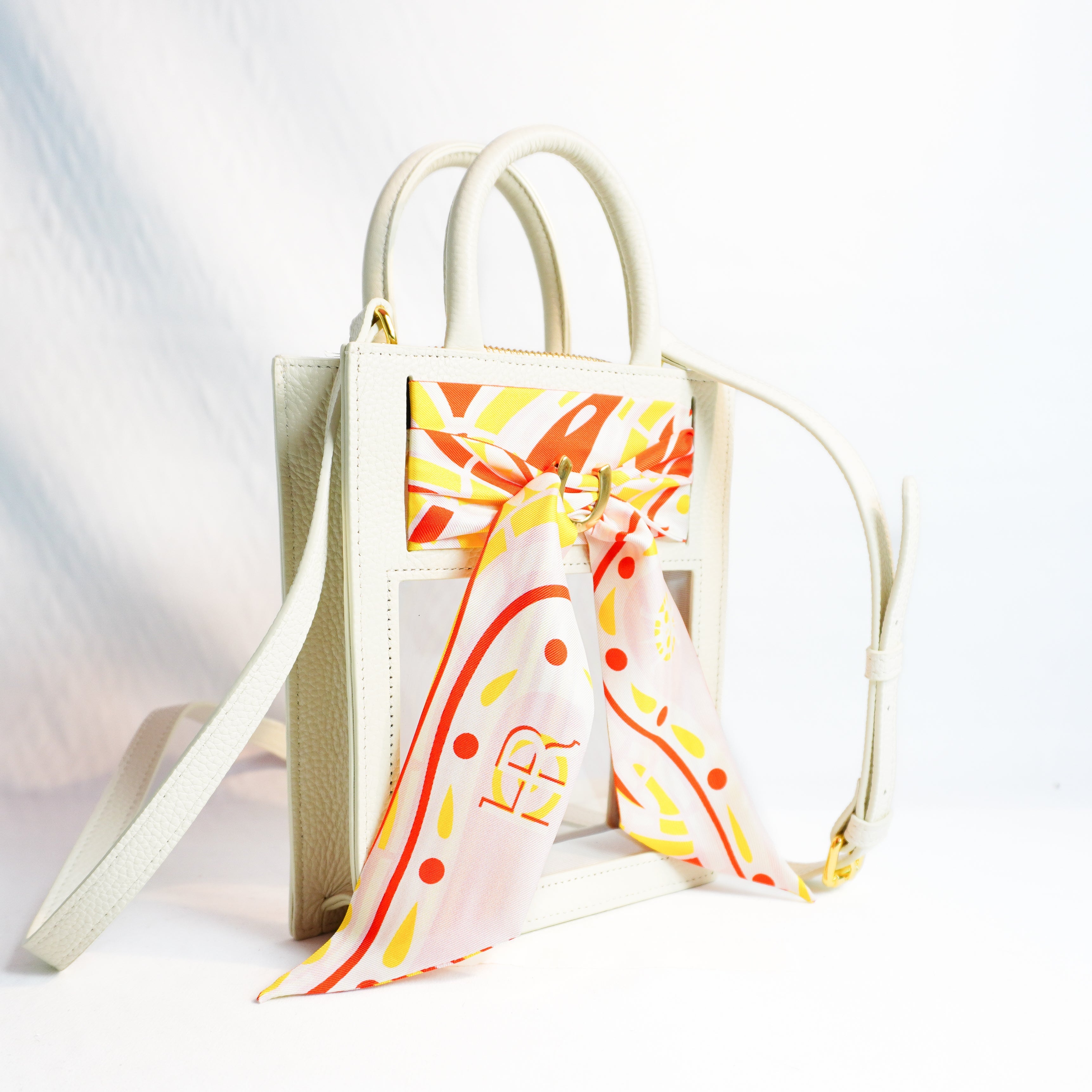 Mini Calista Clear + Blush Paisley Twillionaire Mini Calista Clear Hampton Road Designs   