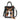 Mini Calista Clear + Black Easy Tiger Twillionaire Mini Calista Clear Hampton Road Designs Black  