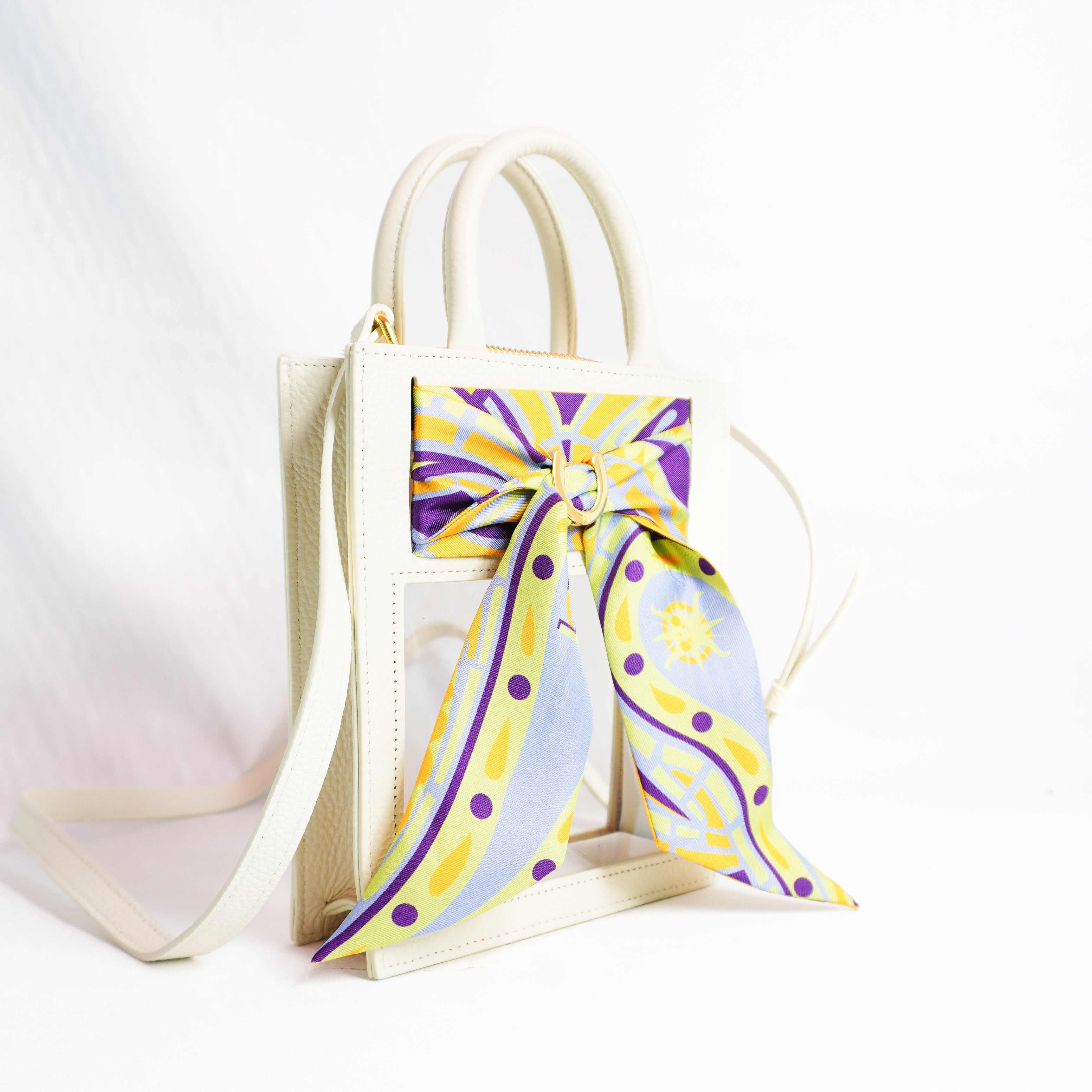 Mini Calista Clear + Green Paisley Twillionaire Mini Calista Clear Hampton Road Designs   