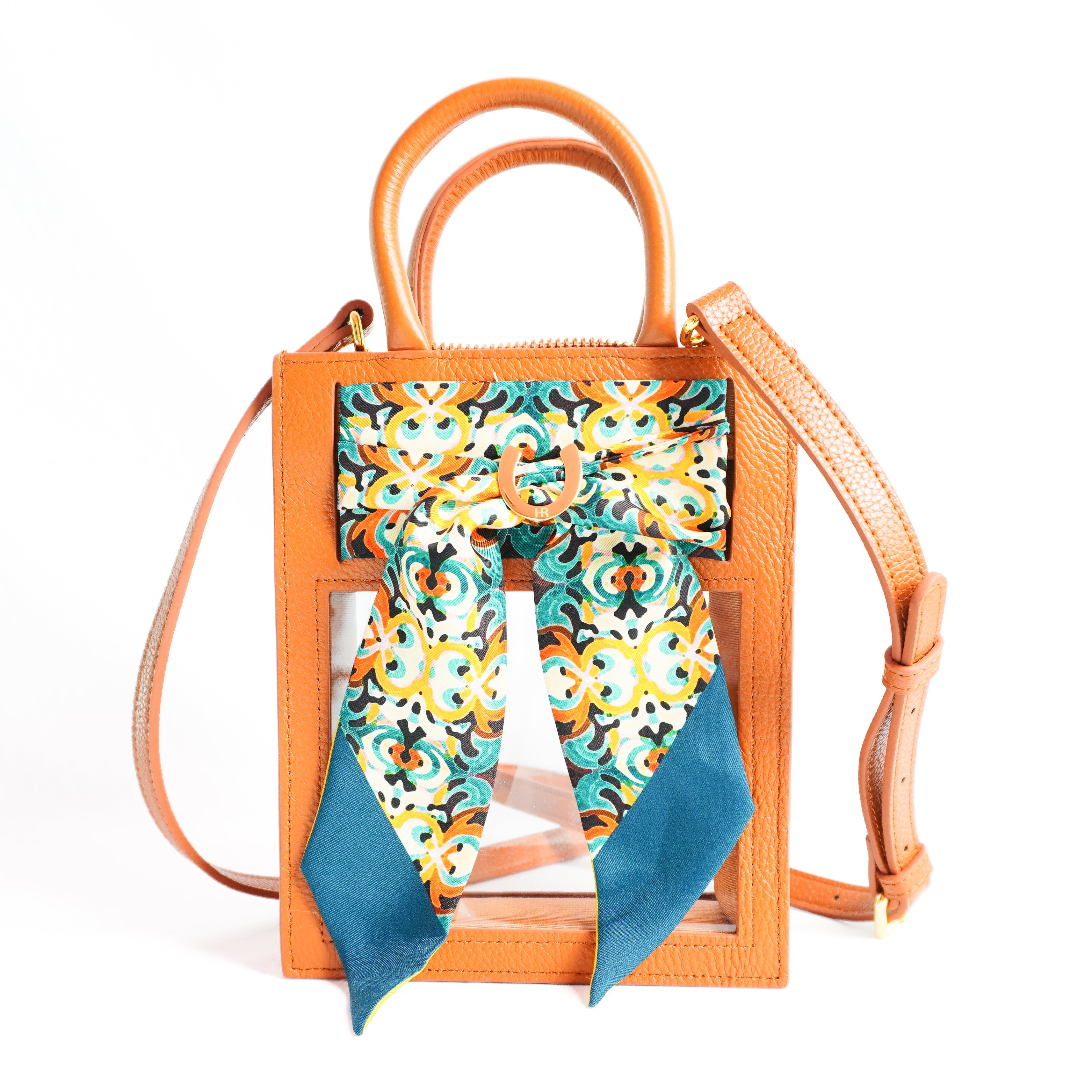 Mini Calista Clear + Teal Kaleidoscope Twillionaire Mini Calista Clear Hampton Road Designs Camel  