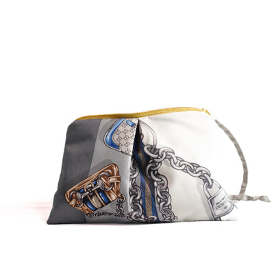 "Charm Bracelet" Scarf Bag (Upcycled from Gucci Scarf) Party Clutch Hampton Road Designs   