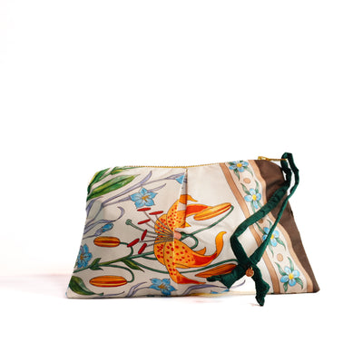 "Blooms" Scarf Bag (Upcycled from Gucci Scarf) Party Clutch Hampton Road Designs   
