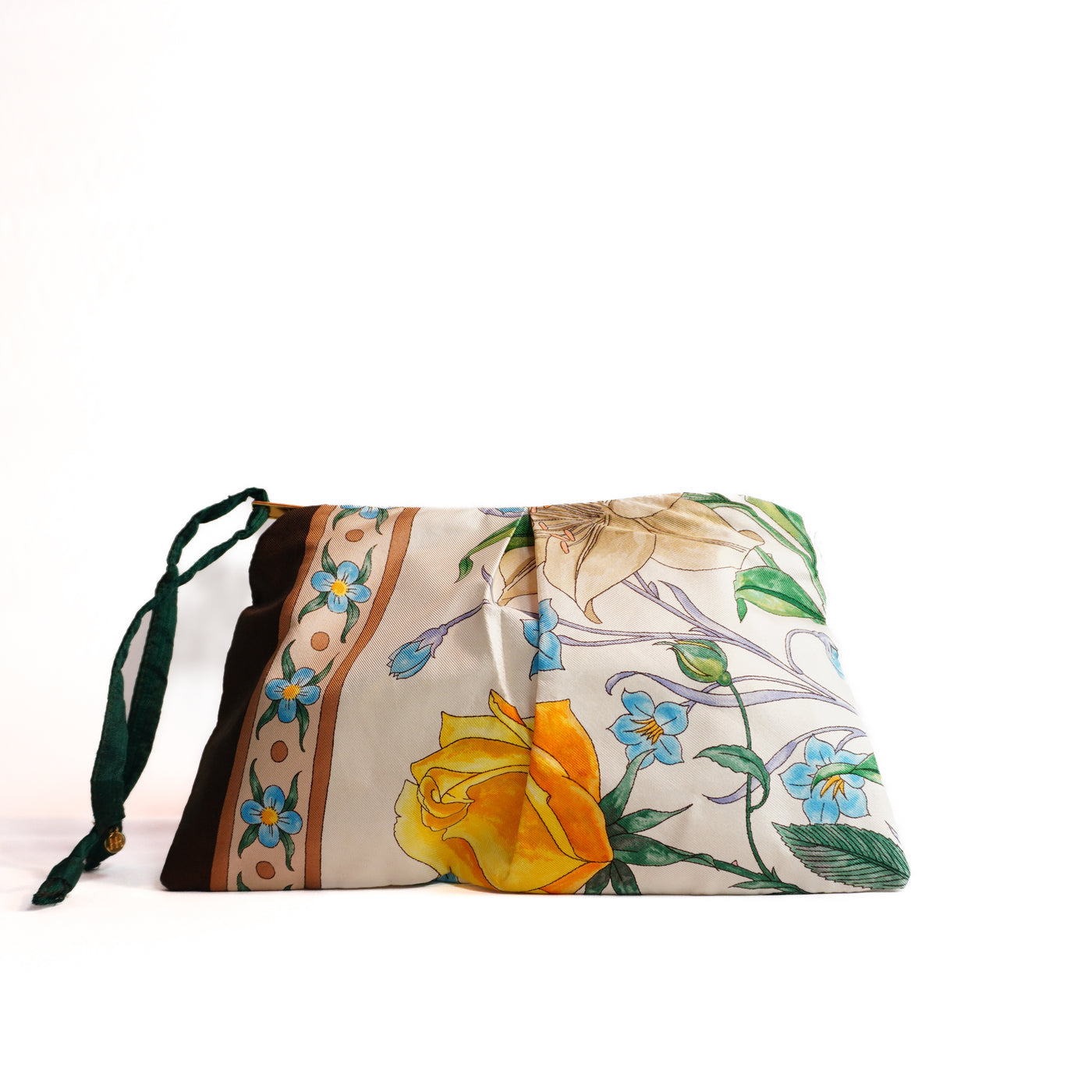 "Blooms" Scarf Bag (Upcycled from Gucci Scarf) Party Clutch Hampton Road Designs   
