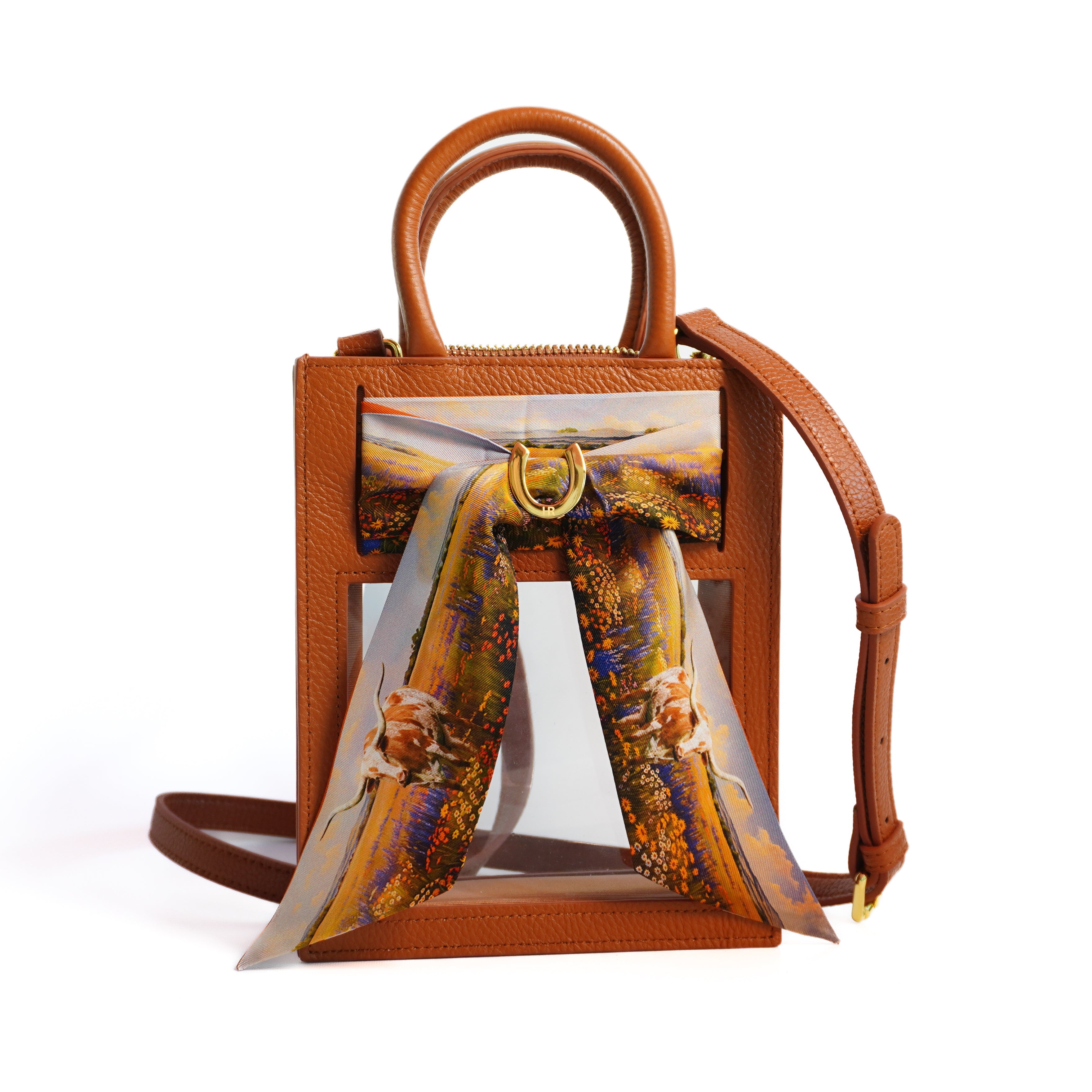 Mini Calista Clear + Texas Tradition Twillionaire Mini Calista Clear Hampton Road Designs Camel  