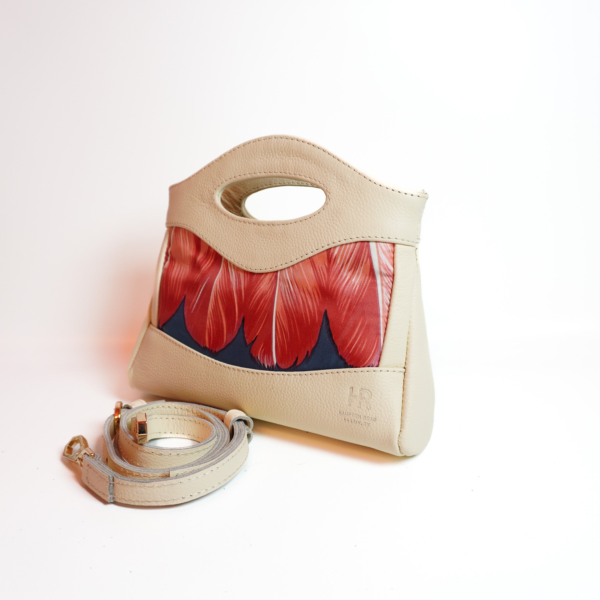 Mission Belle Bag - Brazil (upcycled from Hermes Scarf) Mission Belle Heirloom Hampton Road Designs