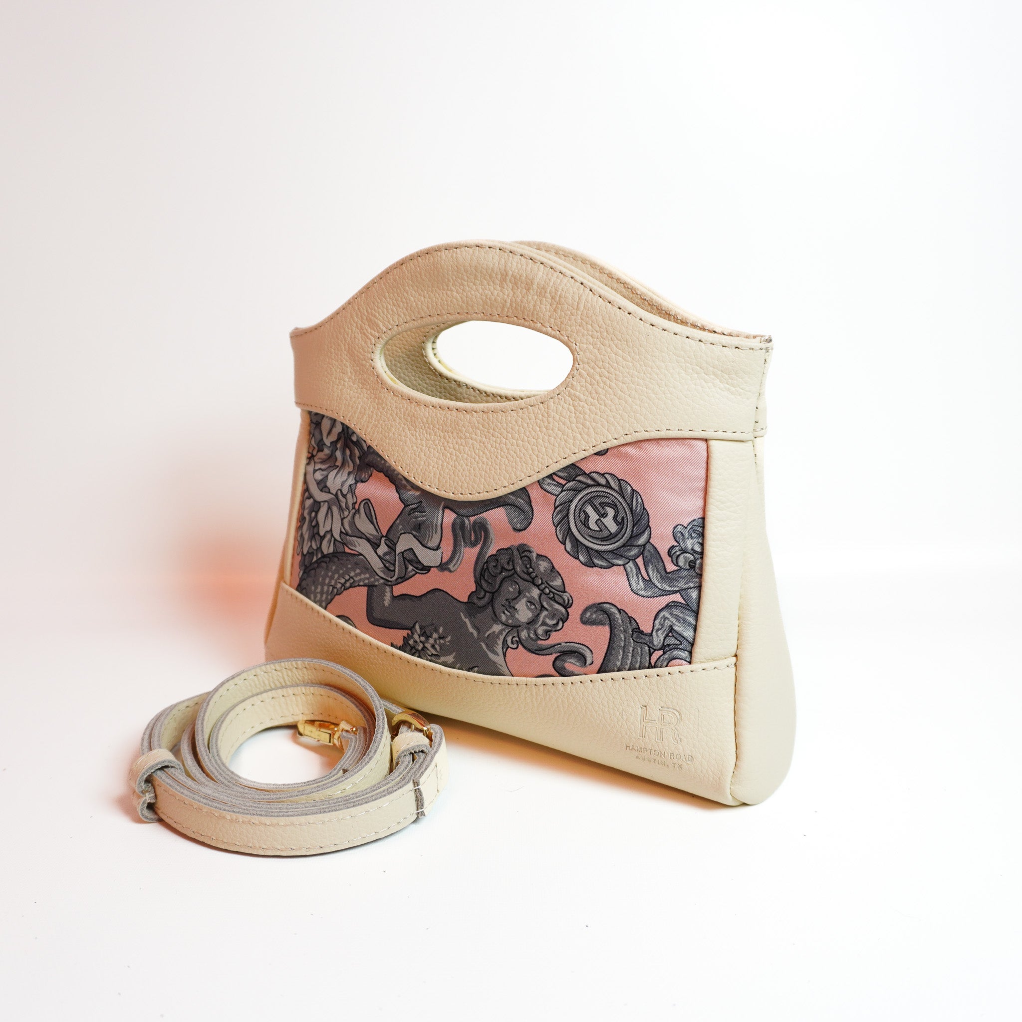 Mission Belle Bag - St. King (upcycled from Gucci Scarf) Mission Belle Heirloom Hampton Road Designs