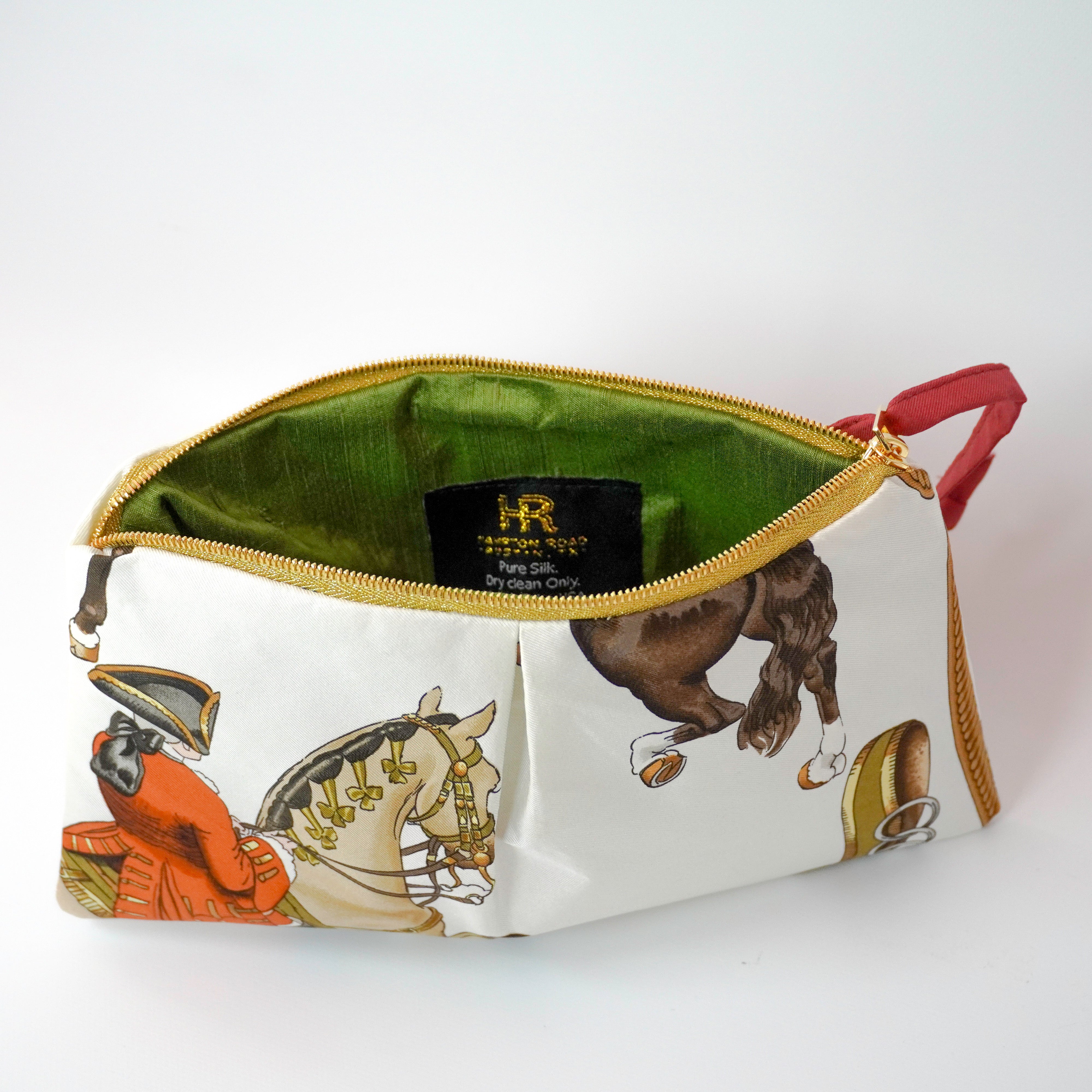 "Reprise" Scarf Bag (Upcycled from Hermes Scarf) Party Clutch Hampton Road Designs