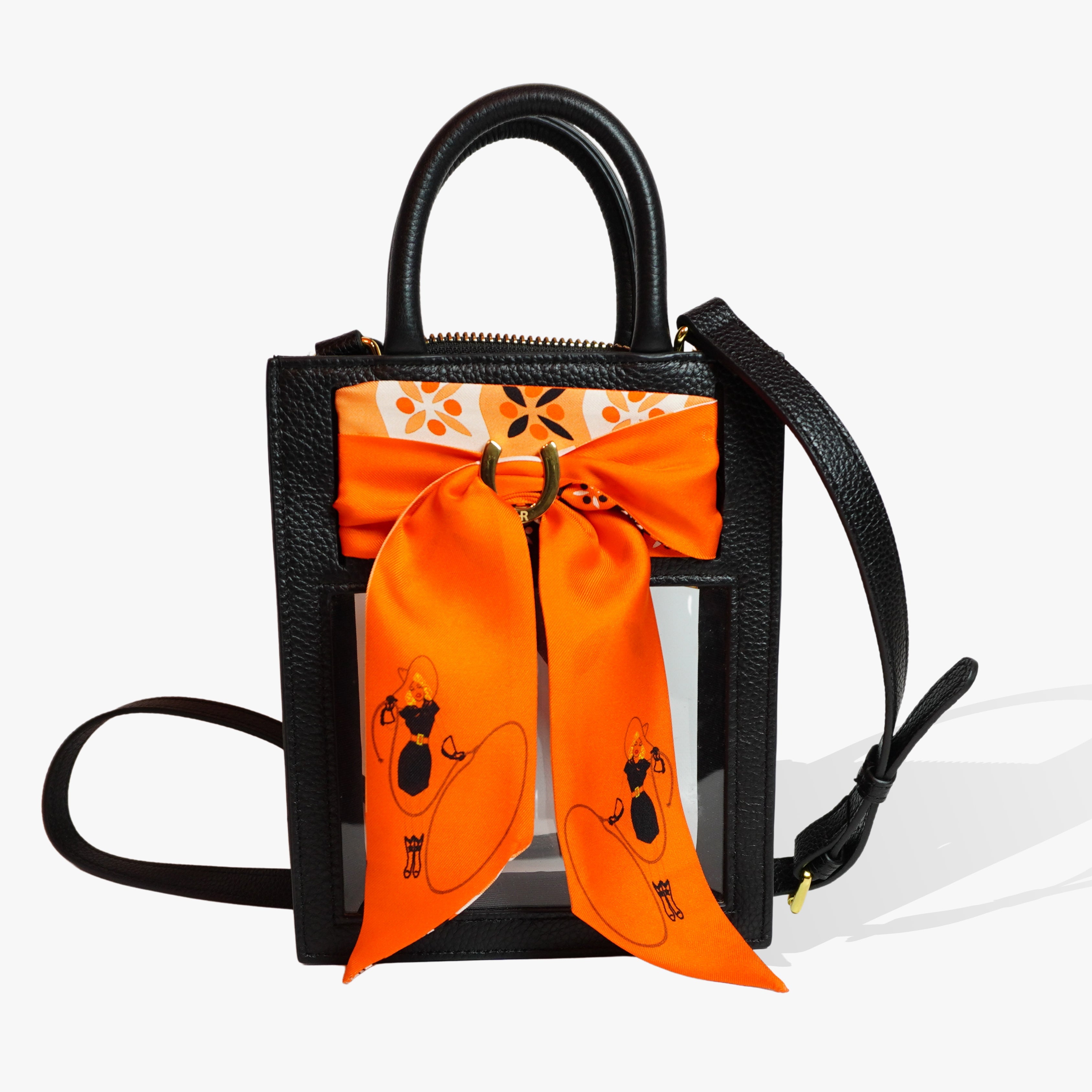 Mini Calista Clear + Hey Cowgirl (Black) Twillionaire Mini Calista Clear Hampton Road Designs Black