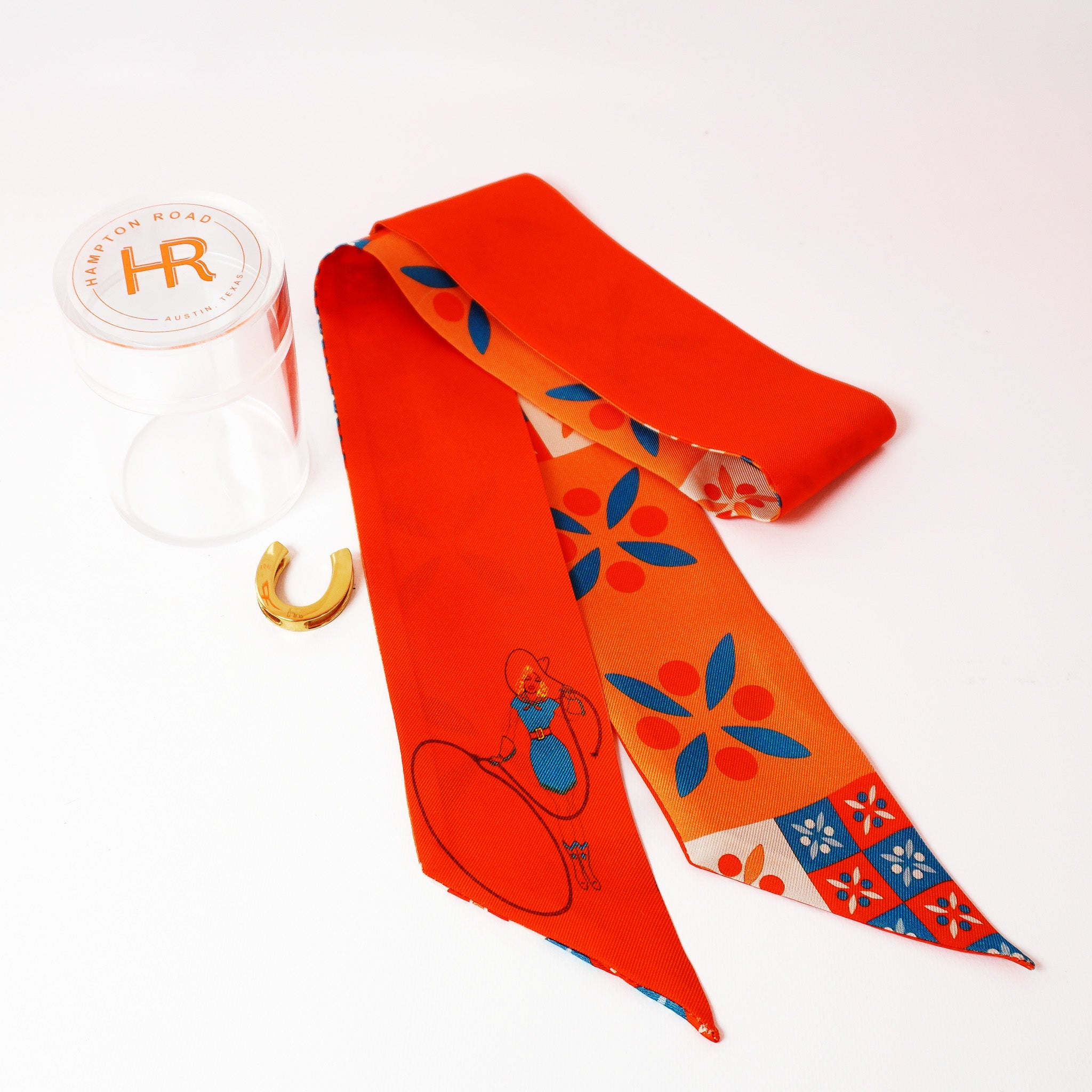 Hey Cowgirl (Turquoise) Twillionaire & Scarf Ring Twillionaire Hampton Road Designs