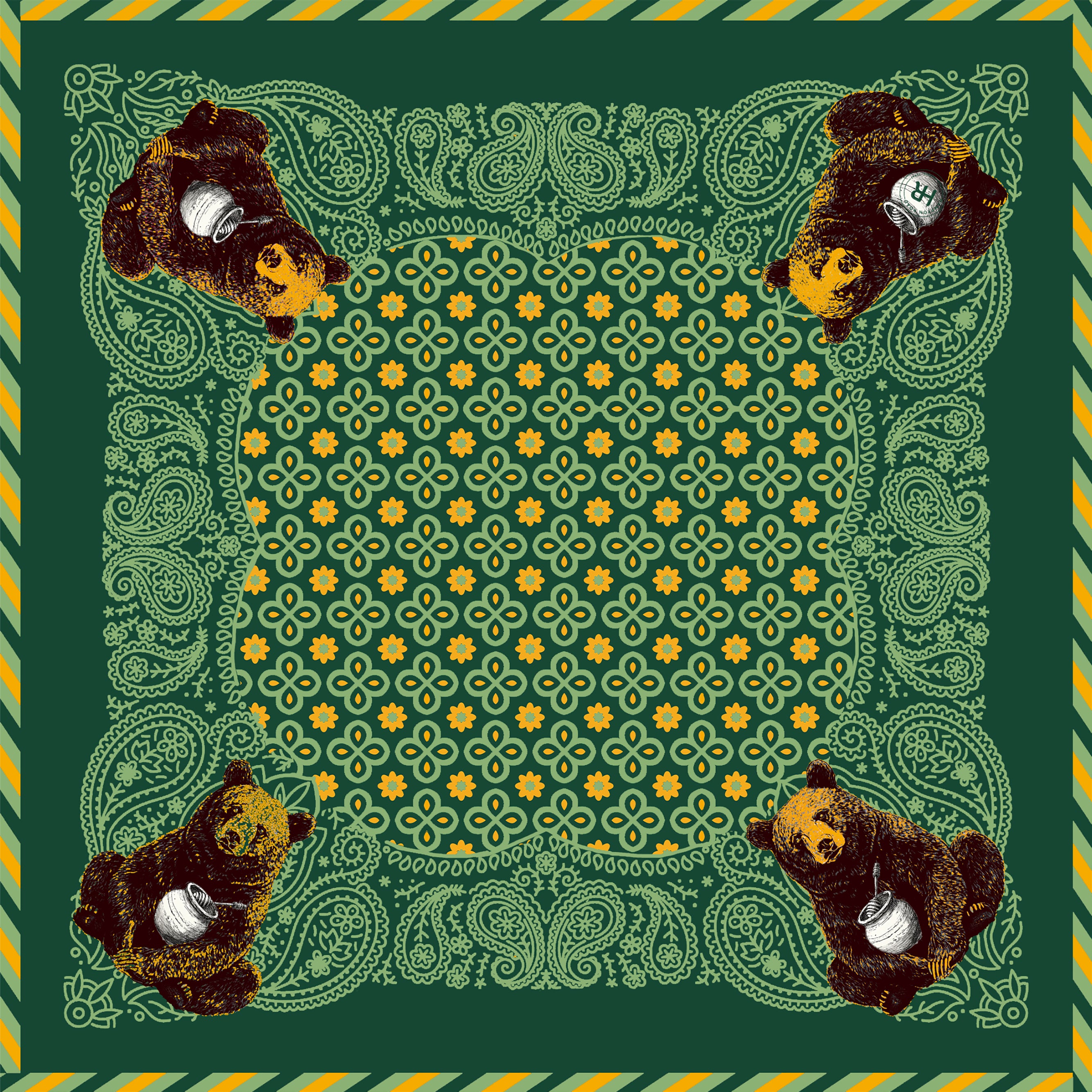 Honey Pot Bandana Merchandising Display (WS) Merchandising Display WS Hampton Road Designs