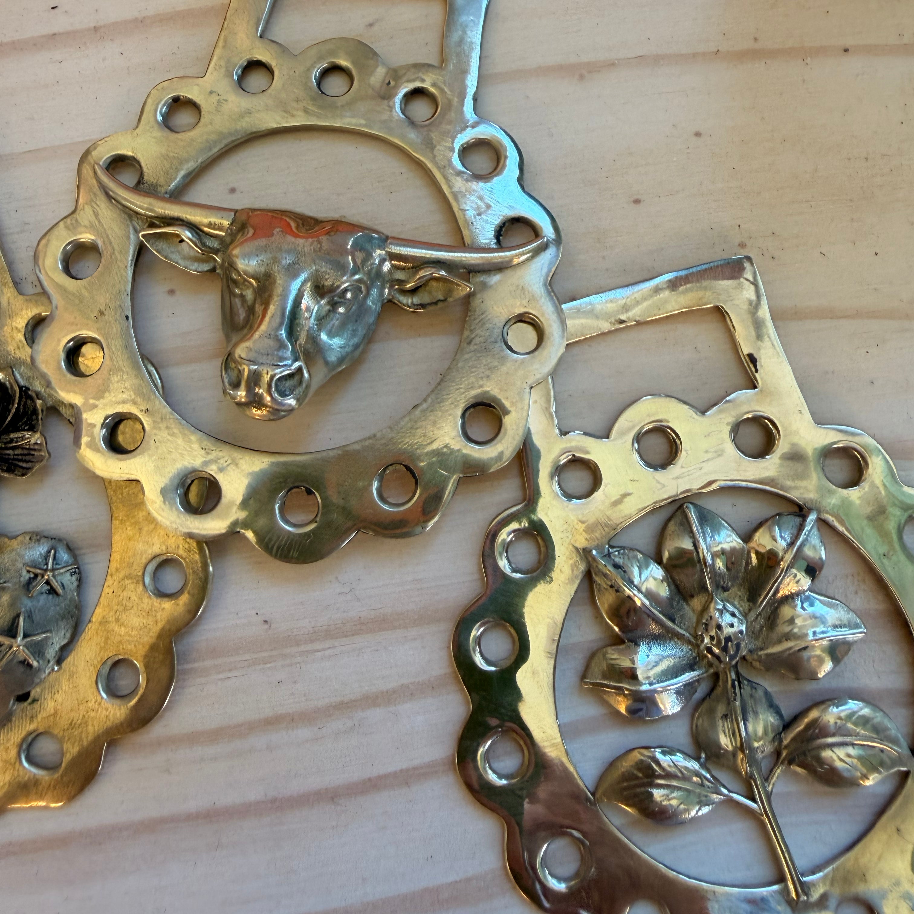 Magnolia Brass Medallion