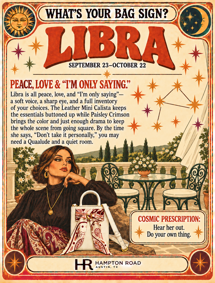 Libra vintage zodiac graphic