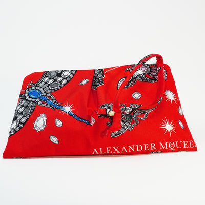 "Little Creatures" Scarf Bag (Upcycled from Alexander McQueen Scarf) Party Clutch Hampton Road Designs   