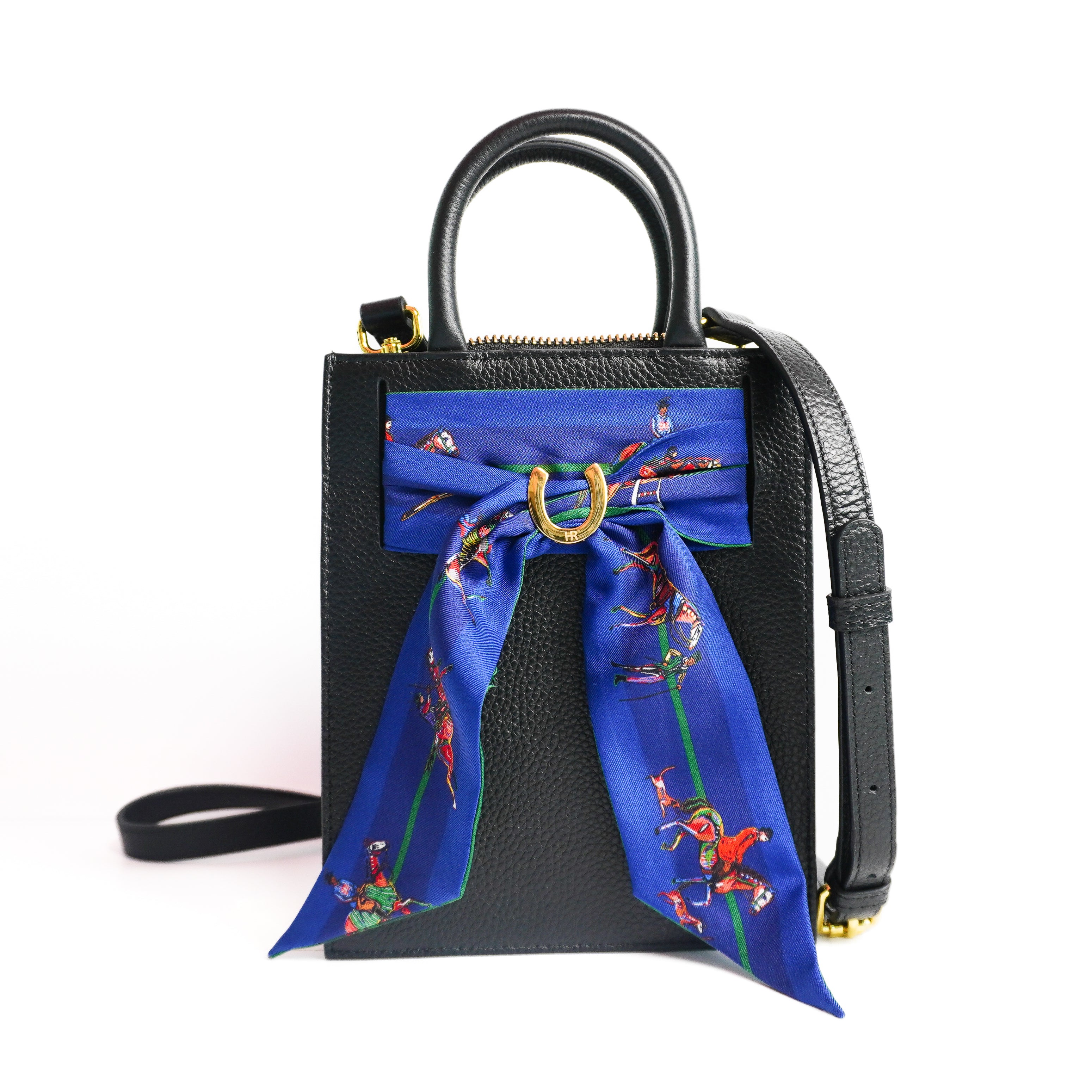 Leather Mini Calista + Live Lucky Twillionaire Leather Mini Calista Hampton Road Designs Black