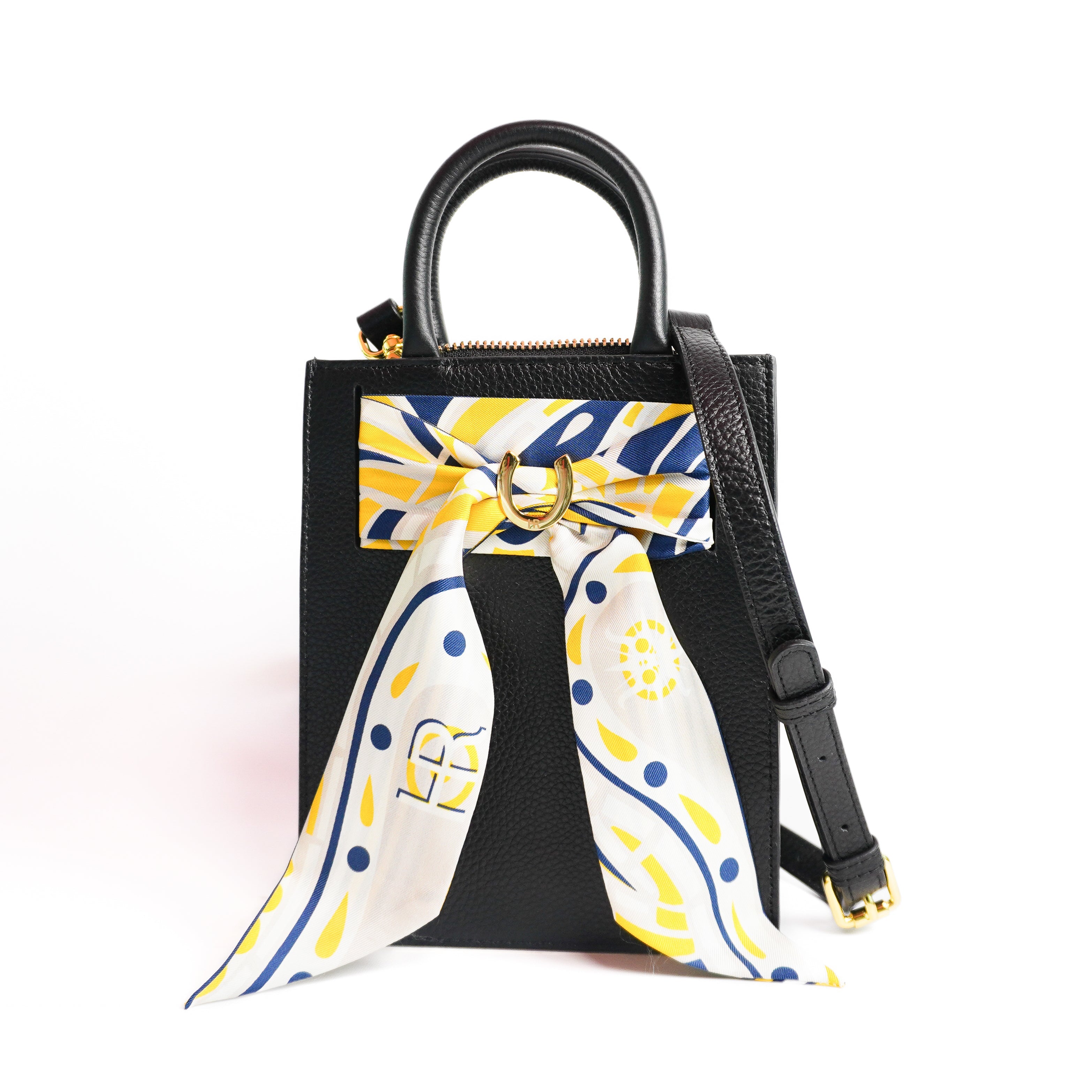 Leather Mini Calista + Paisley (Maize) Twillionaire