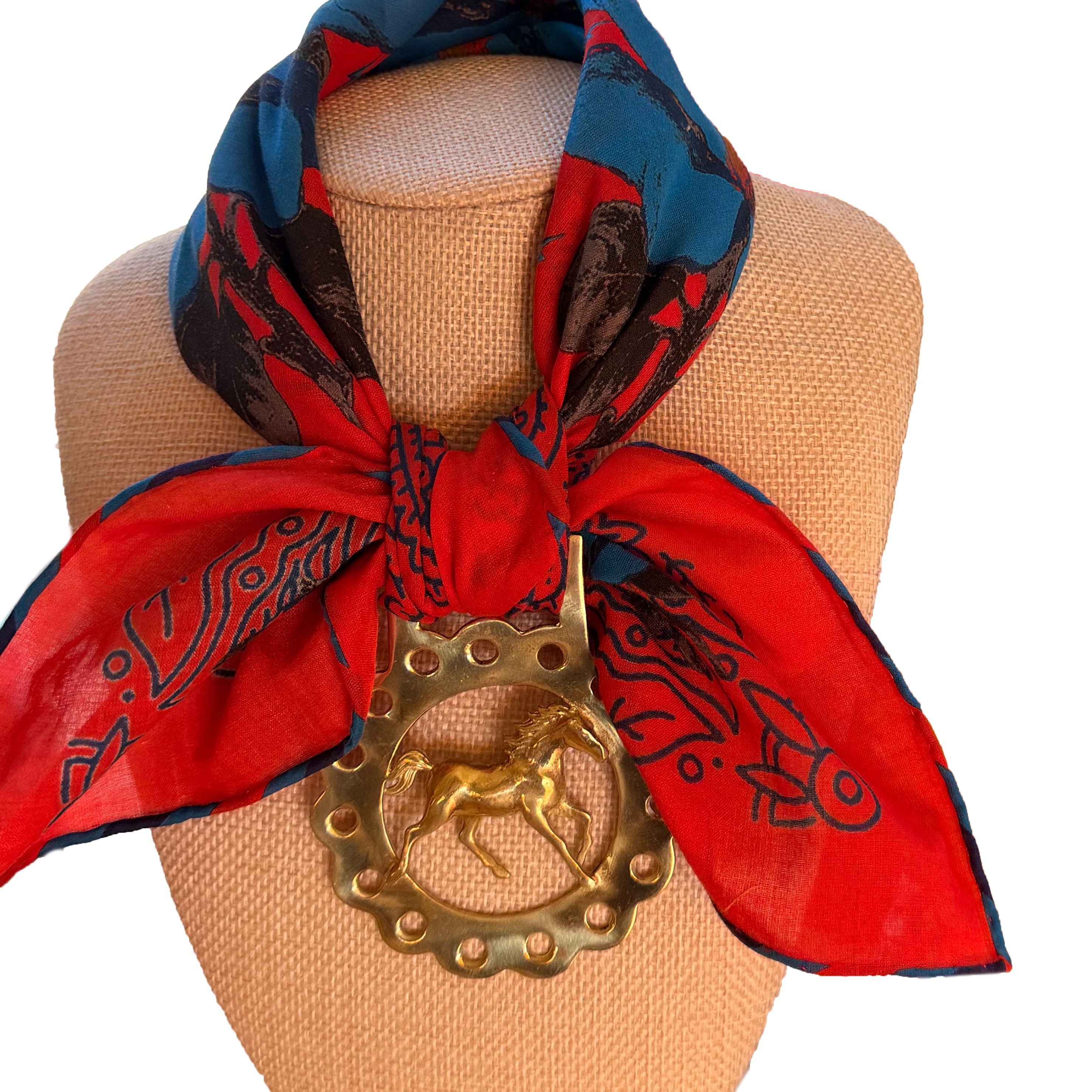 Mustang Brass Medallion